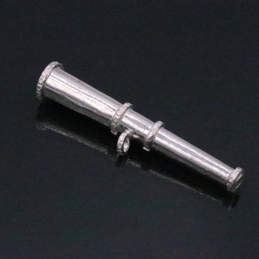 Traditional cone design Sterling silver antique style unisex pendant jewelry from rajasthan india gifting tribal jewelry nsp122 - TRIBAL ORNAMENTS