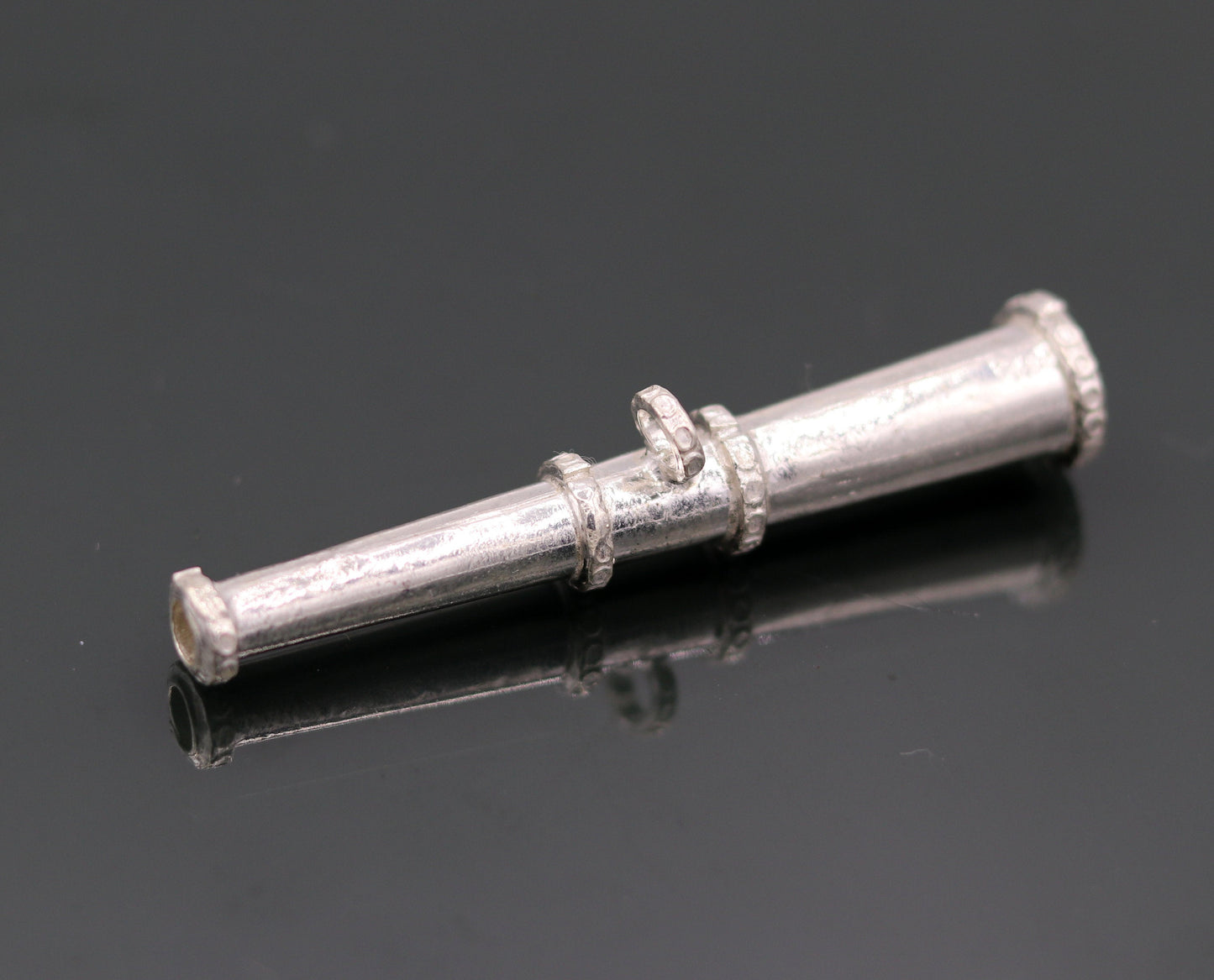 Traditional cone design Sterling silver antique style unisex pendant jewelry from rajasthan india gifting tribal jewelry nsp122 - TRIBAL ORNAMENTS