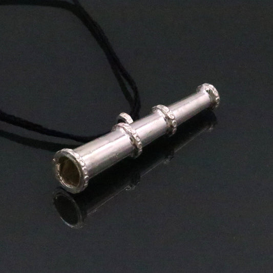 Traditional design Sterling silver antique style unisex pendant jewelry from rajasthan india gifting tribal jewelry nsp121 - TRIBAL ORNAMENTS