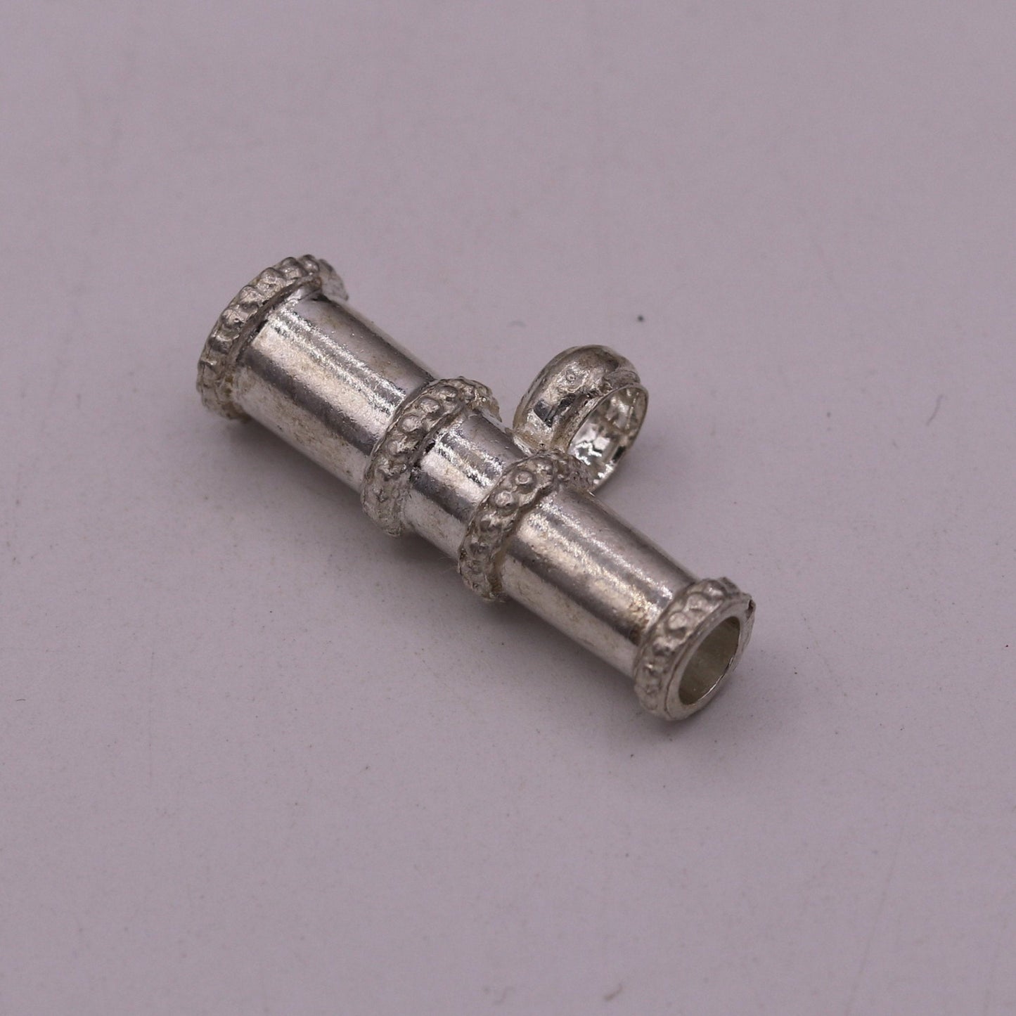 Traditional design Sterling silver antique style unisex pendant jewelry from rajasthan india nsp120 - TRIBAL ORNAMENTS