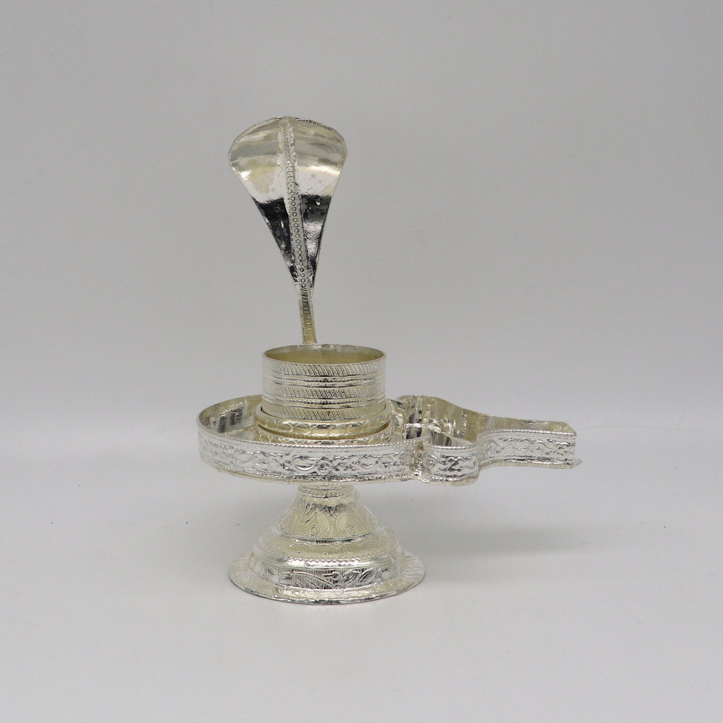 Vintage 925 solid silver lord shiva lingam stand/jalheri, use for put shiva lingam,home temple Article, awesome handmade article su169 - TRIBAL ORNAMENTS