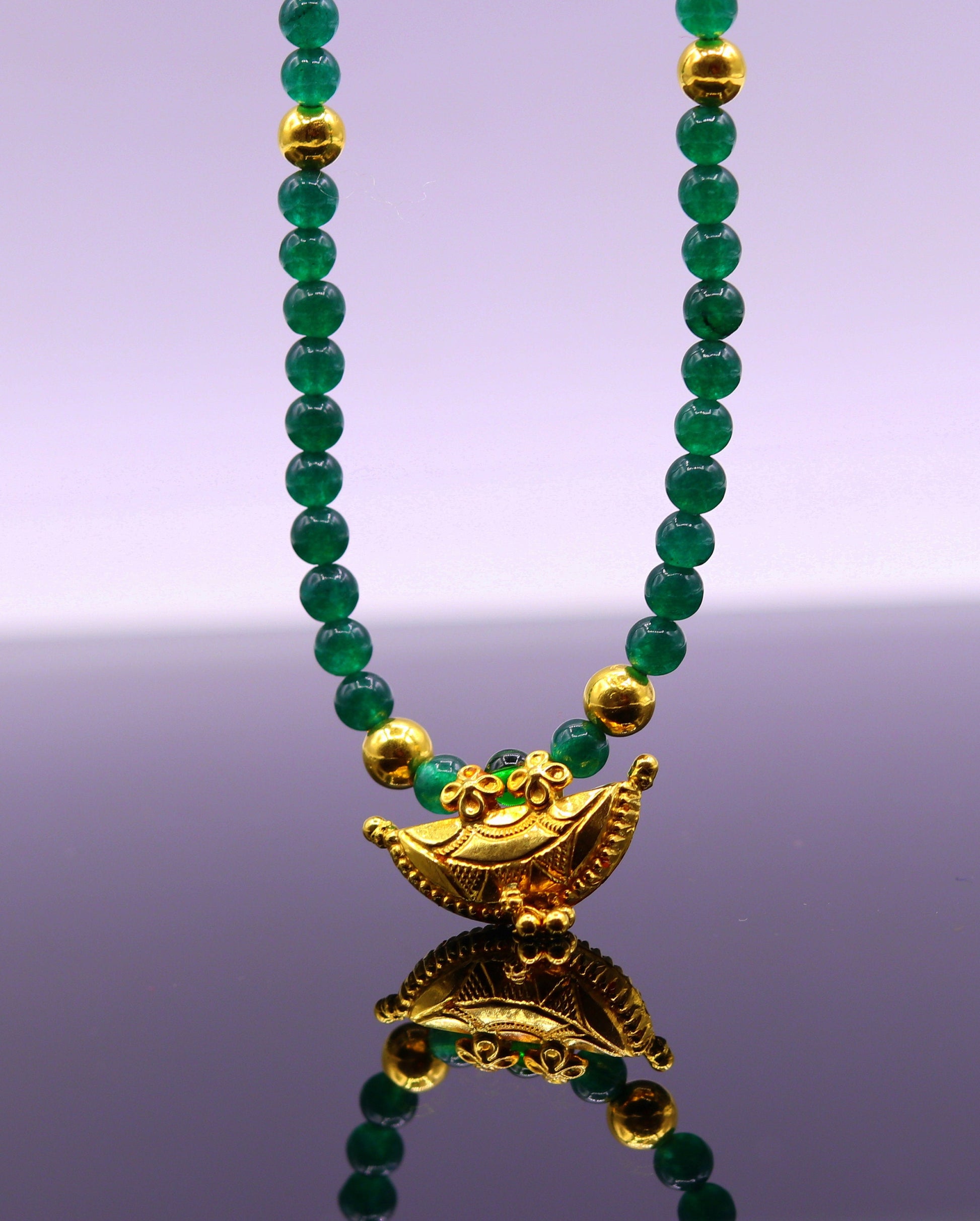 Vintage antique 20karat yellow gold amulet pendant excellent stylish jewelry for girl's women's from tribal rajasthan india - TRIBAL ORNAMENTS