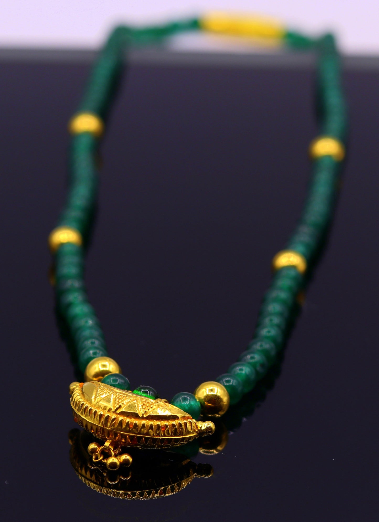 Vintage antique 20karat yellow gold amulet pendant excellent stylish jewelry for girl's women's from tribal rajasthan india - TRIBAL ORNAMENTS