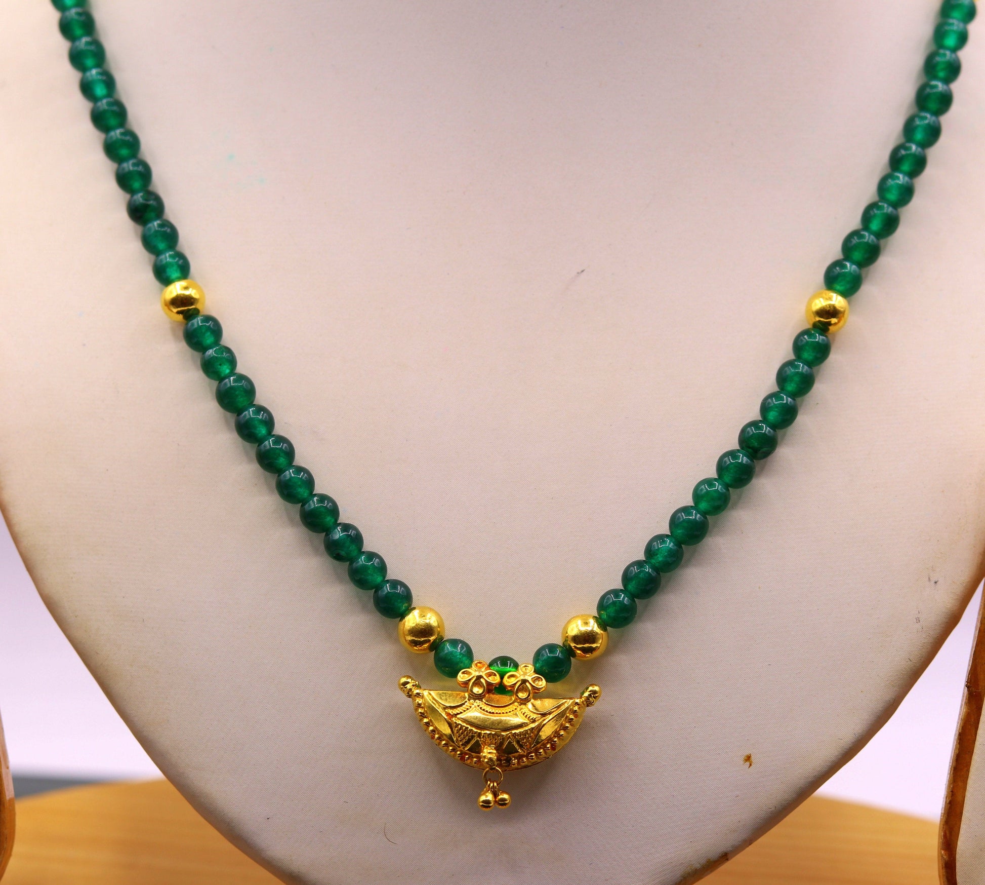 Vintage antique 20karat yellow gold amulet pendant excellent stylish jewelry for girl's women's from tribal rajasthan india - TRIBAL ORNAMENTS