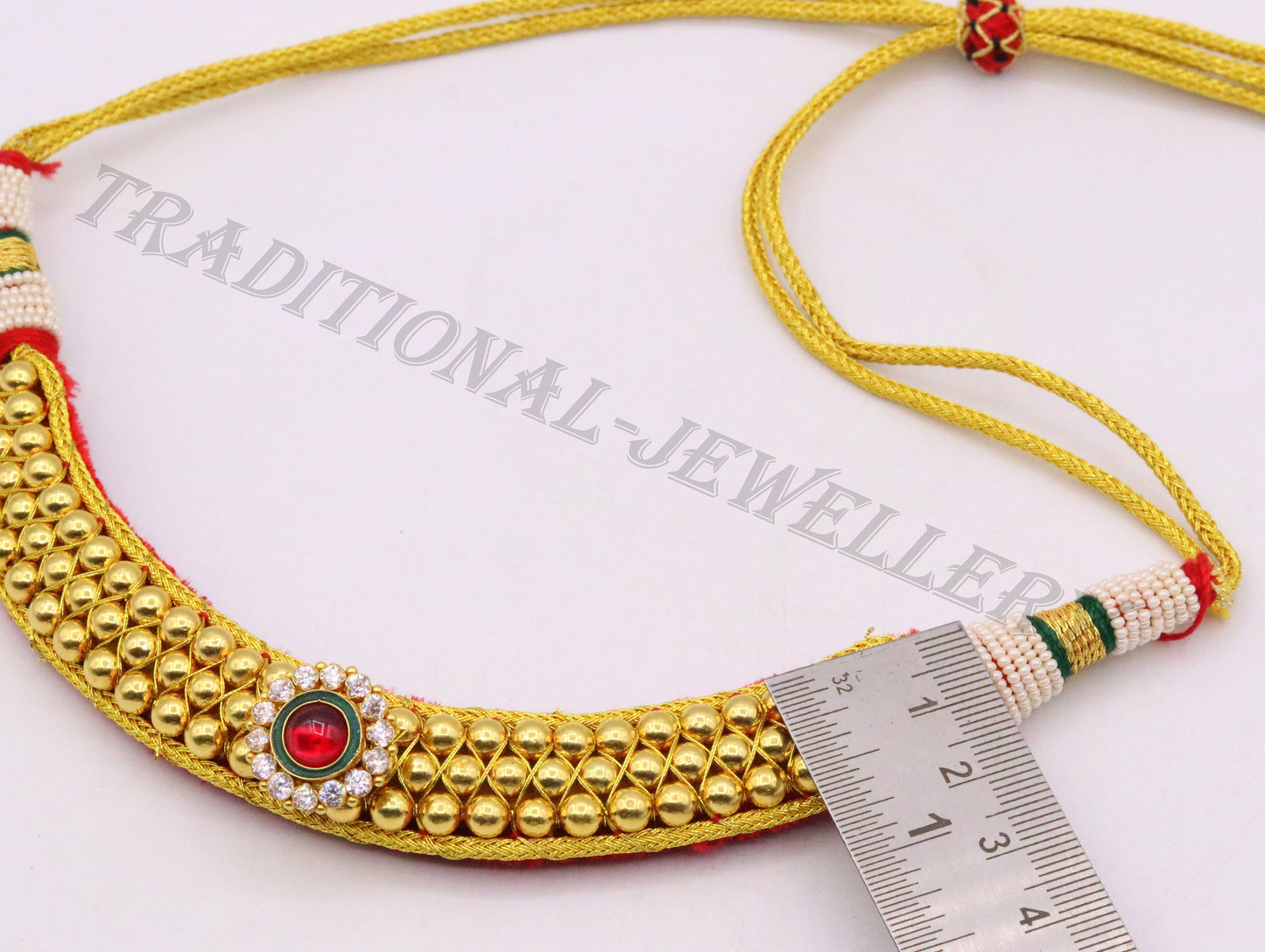 Vintage antique design 22kt gold handmade beads tribal necklace choker gorgeous women's wedding party jewelry set51 - TRIBAL ORNAMENTS