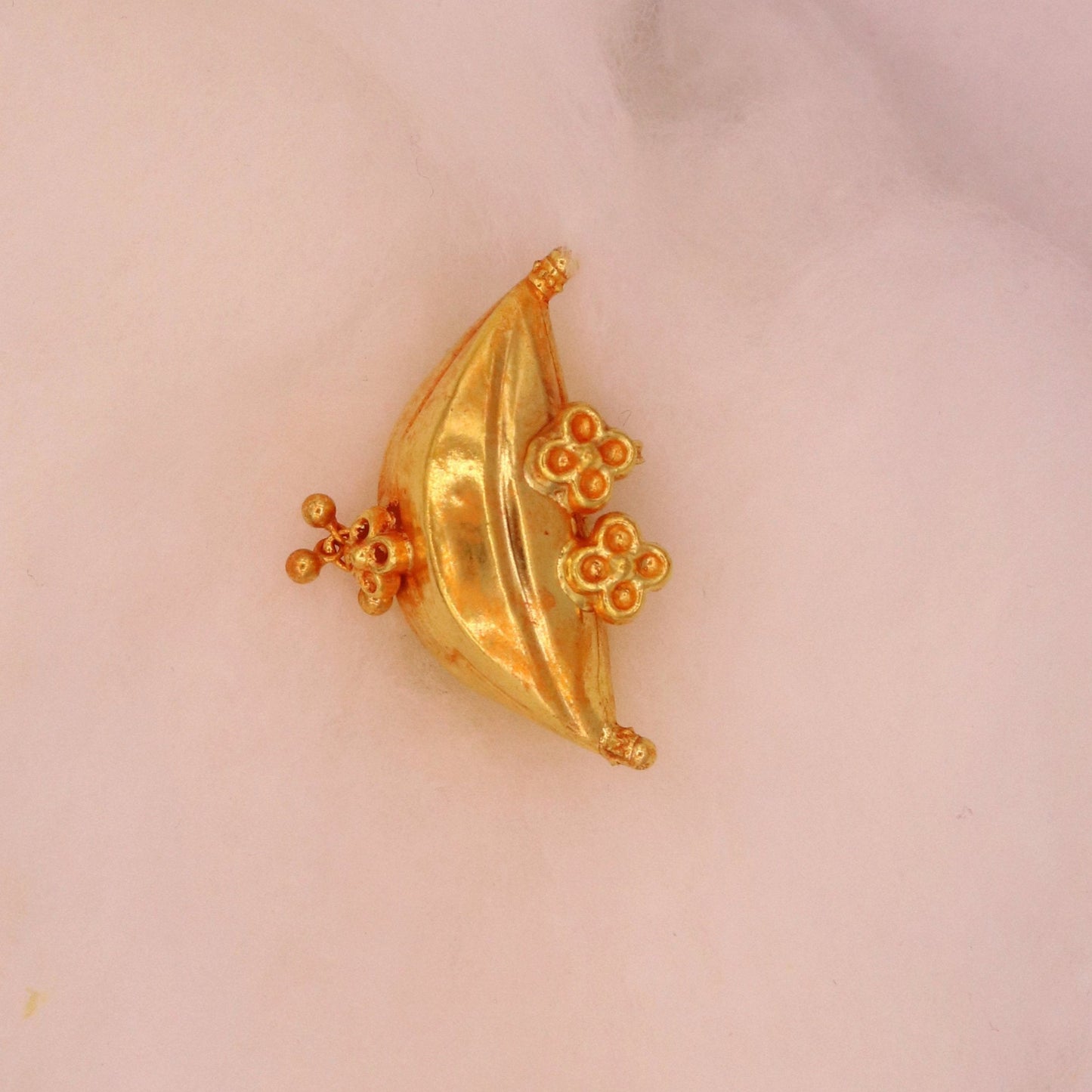 Vintage antique design handmade 20kt yellow gold fabulous amulet pendant amazing tribal jewelry from rajasthan india - TRIBAL ORNAMENTS