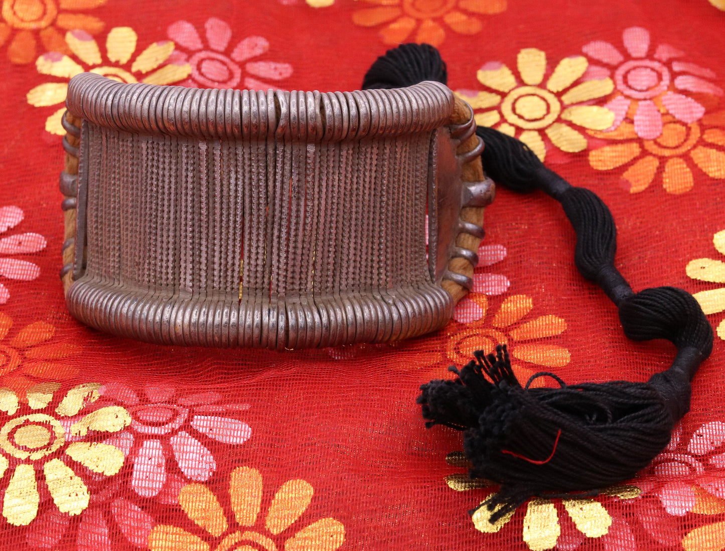 Vintage antique solid sterling silver traditional handcrafted old used cuff bracelet, armlet ,upper arm bracelet tribal jewelry india ocb08 - TRIBAL ORNAMENTS