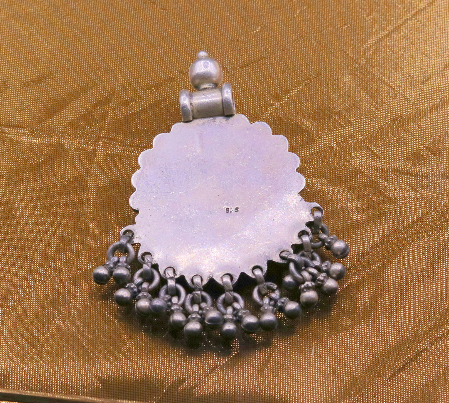 Vintage design handmade 925 sterling silver pendant, charm pendant,moon pendant oxidized necklace tribal ethnic temple jewelry nsp336 - TRIBAL ORNAMENTS