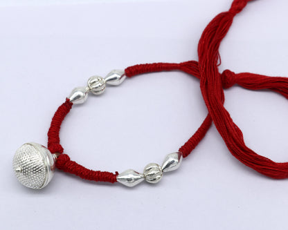 Vintage design solid silver choker necklace from TRIBAL ORNAMENTS, featuring traditional tribal belly dance jewelry set with intricate details.