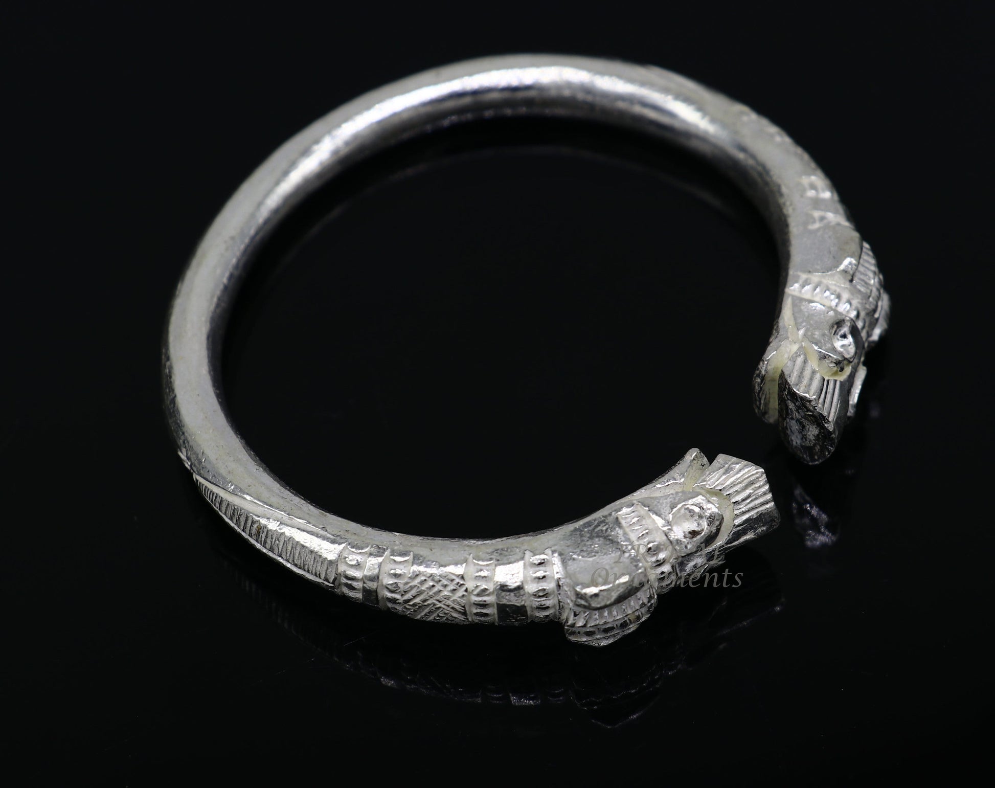 Vintage solid 925 silver customized design cuff kada bracelet, easy to adjust with your wrist, best gifting unisex jewelry nsk601 - TRIBAL ORNAMENTS