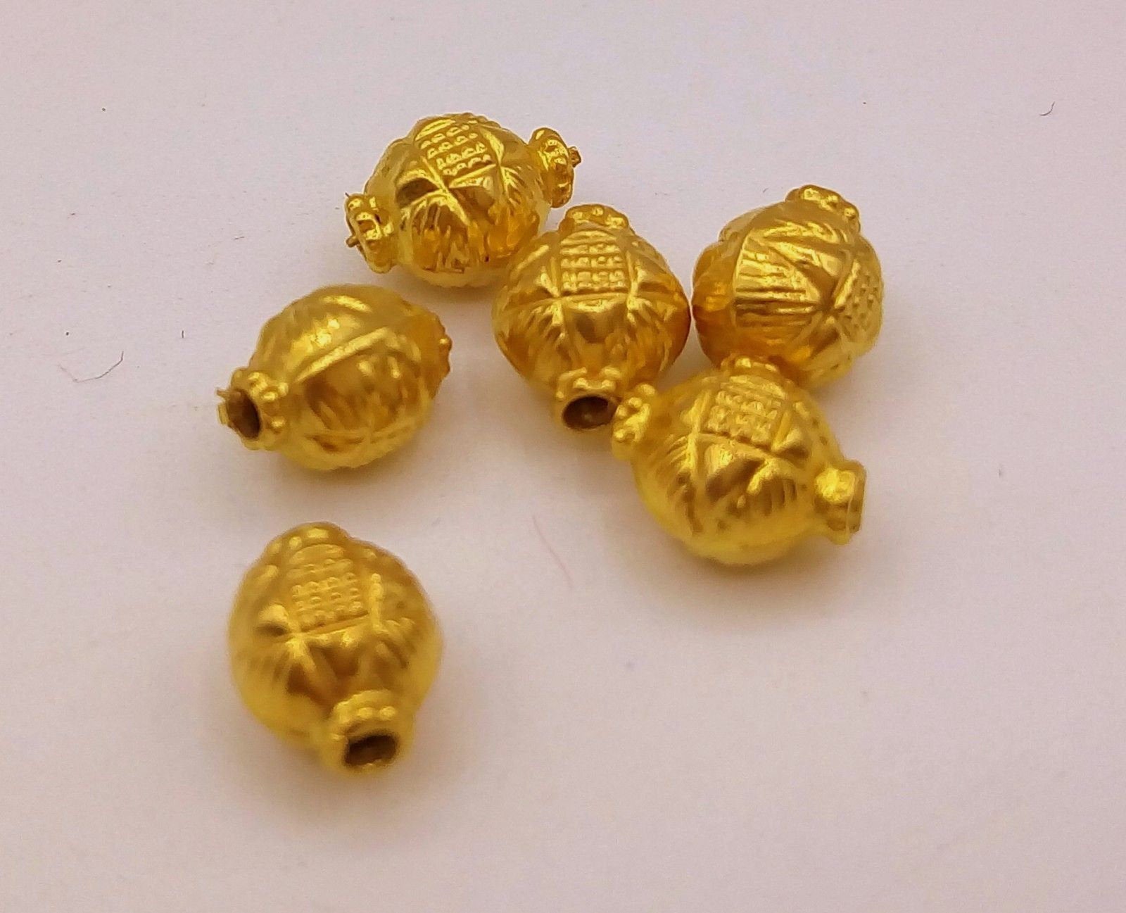 Vintage style design jewelry making handmade beads ball fabulous hand engraved ball traditional jewelry ideas - TRIBAL ORNAMENTS