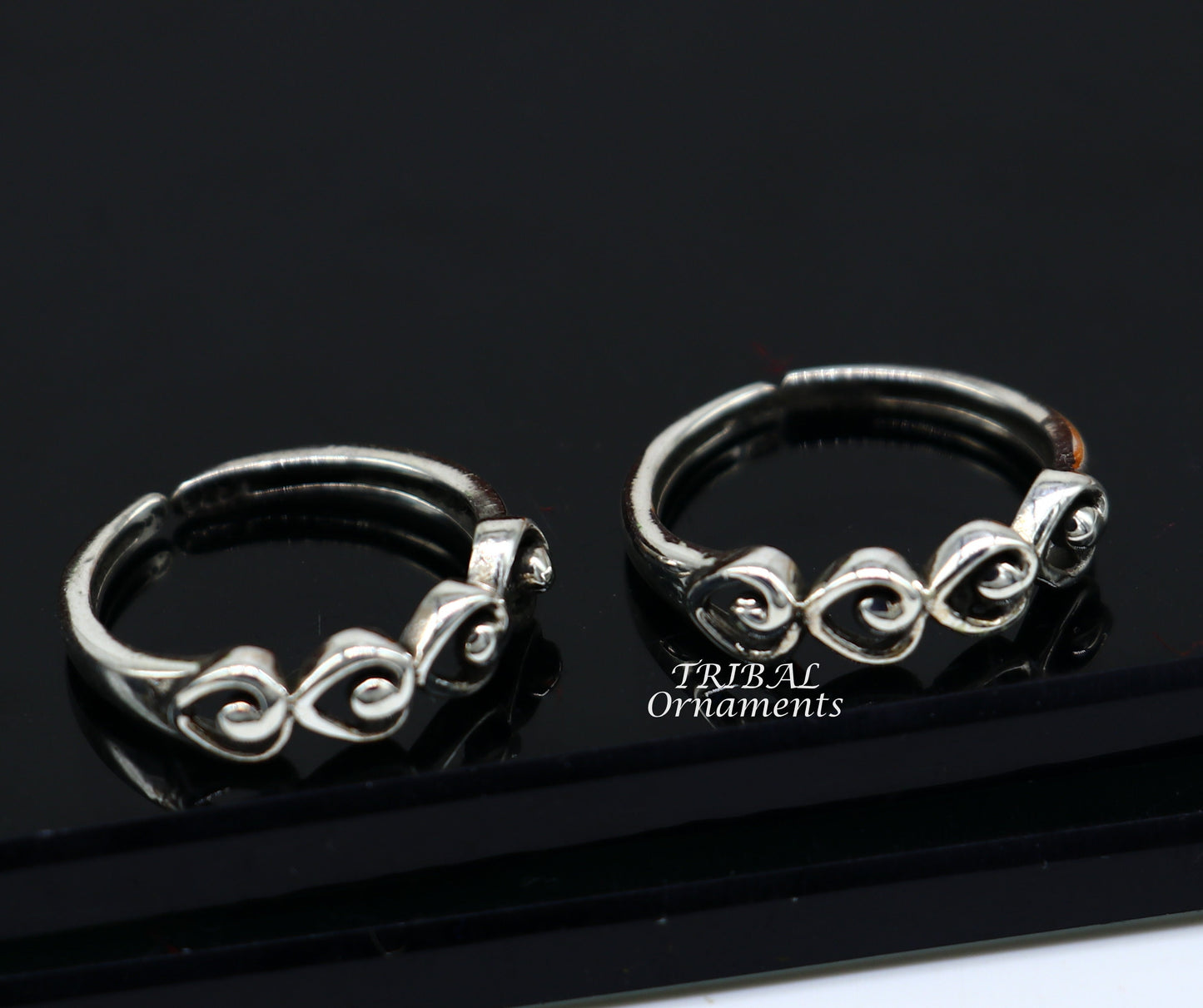 Vintage style handmade fabulous tiny 925 sterling silver toe ring for girl's women's, best toe ring collection tribal jewelry YTR08 - TRIBAL ORNAMENTS