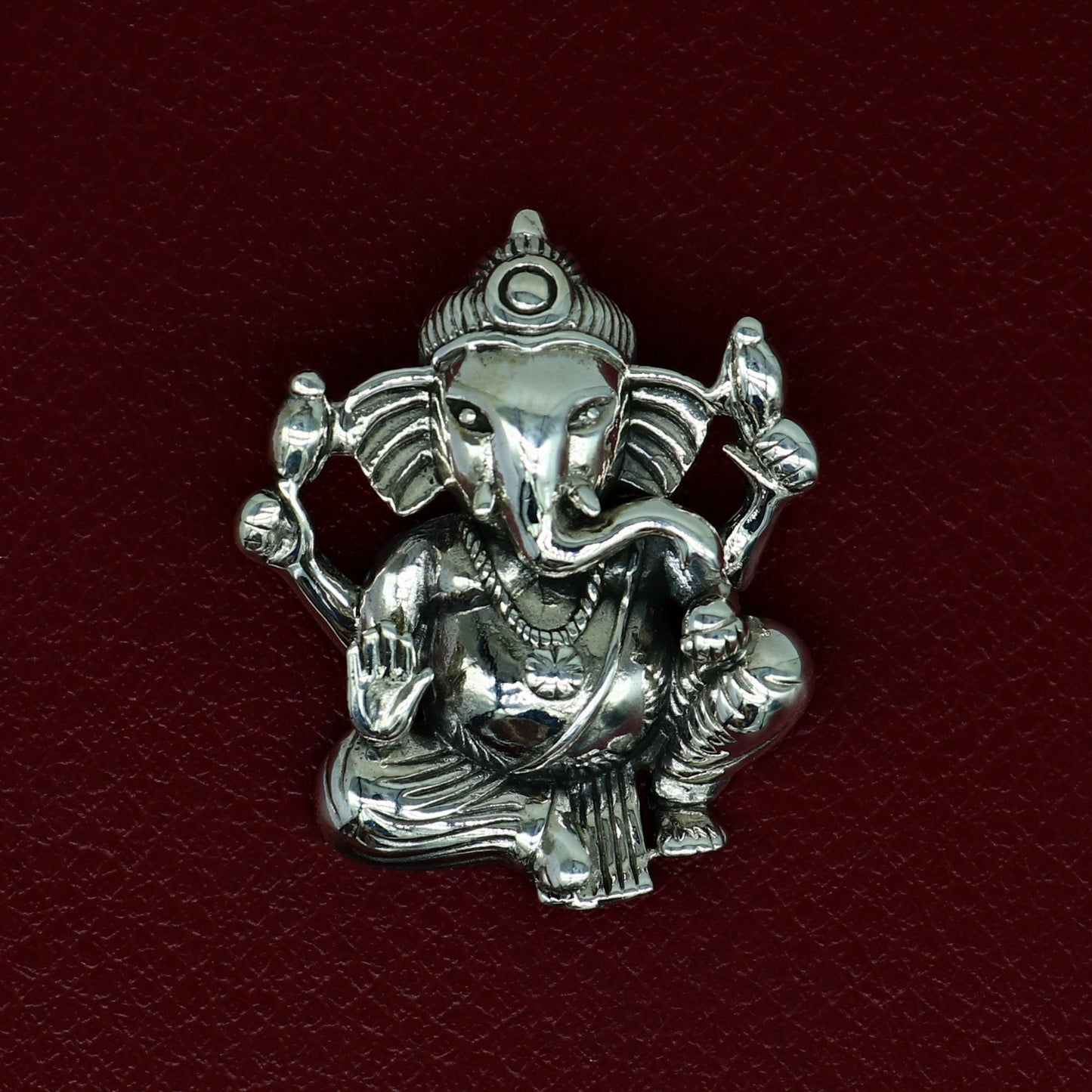 Vintage trendy 925 sterling silver handmade Lord Ganesha pendant, amazing stylish unisex pendant locket personalized jewelry ssp507 - TRIBAL ORNAMENTS