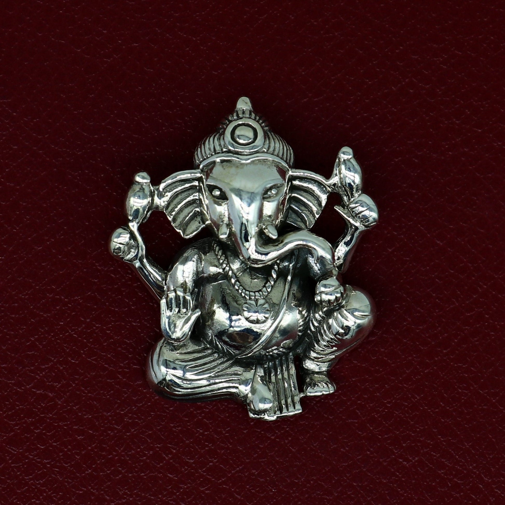 Vintage trendy 925 sterling silver handmade Lord Ganesha pendant, amazing stylish unisex pendant locket personalized jewelry ssp507 - TRIBAL ORNAMENTS