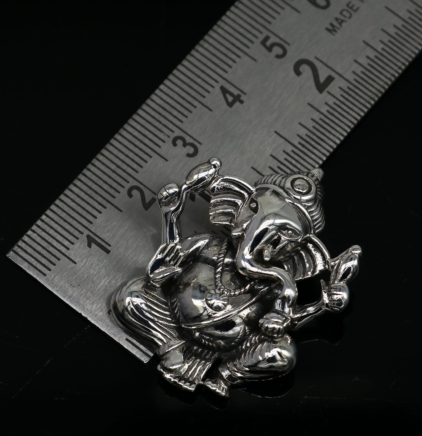 Vintage trendy 925 sterling silver handmade Lord Ganesha pendant, amazing stylish unisex pendant locket personalized jewelry ssp507 - TRIBAL ORNAMENTS