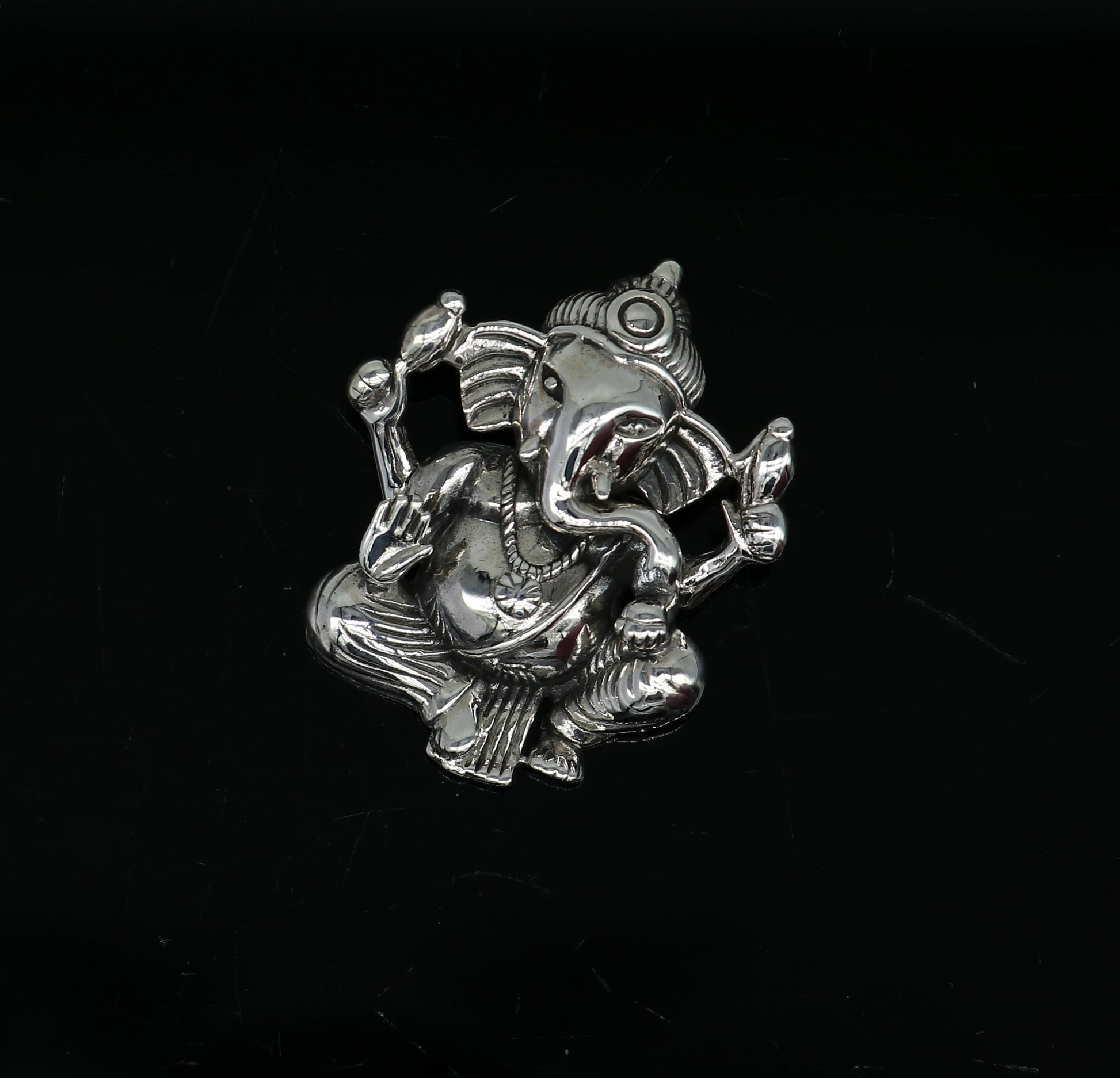 Vintage trendy 925 sterling silver handmade Lord Ganesha pendant, amazing stylish unisex pendant locket personalized jewelry ssp507 - TRIBAL ORNAMENTS