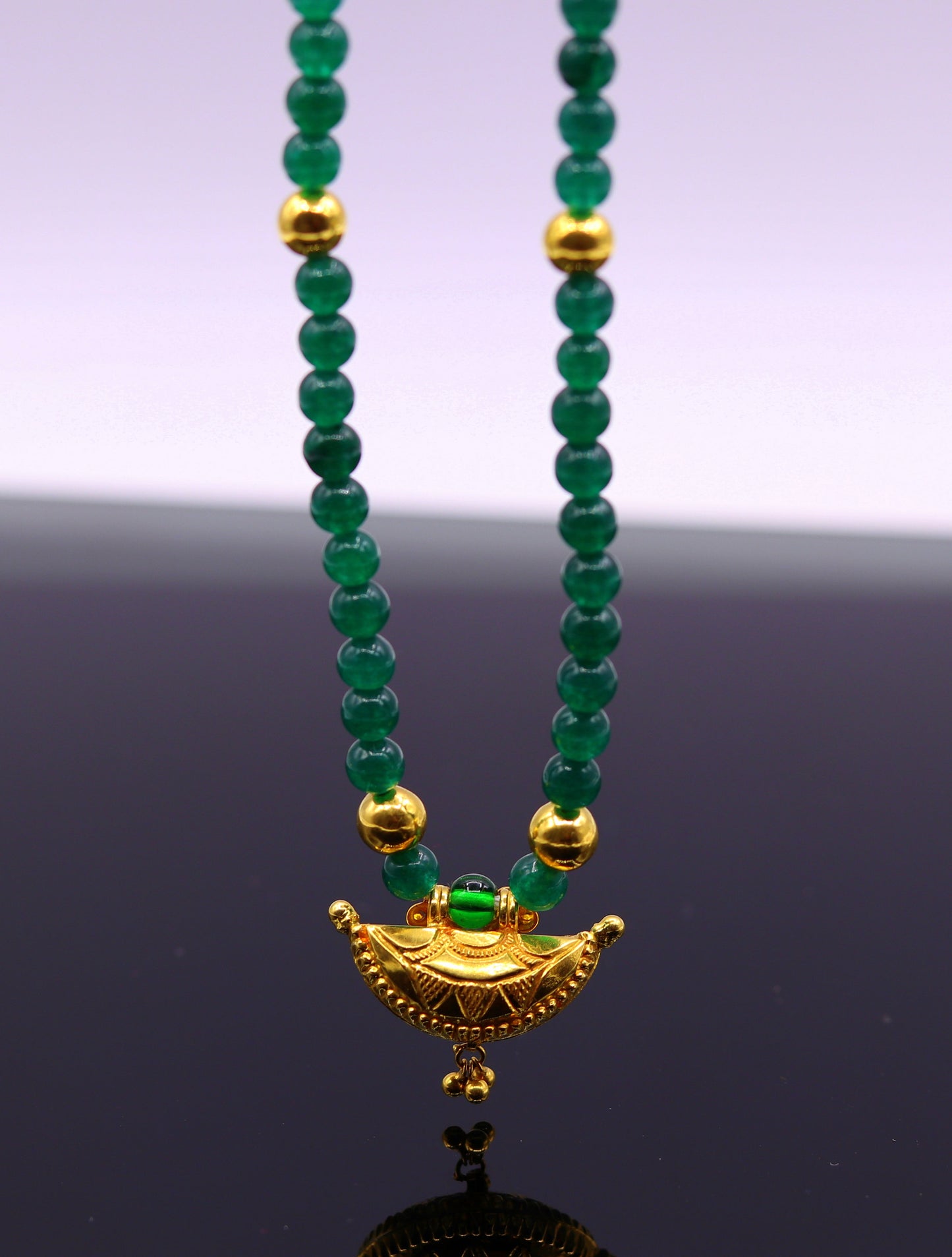 Yellow gold 20K handmade vintage antique stylish amulet pendant gorgeous hand crafted women's jewelry - TRIBAL ORNAMENTS