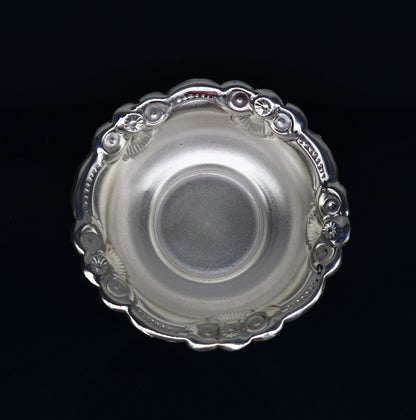Handcrafted 999 fine silver lightweight bowl from Tribal Ornaments, ideal for puja utensils and silver vessel baby set.