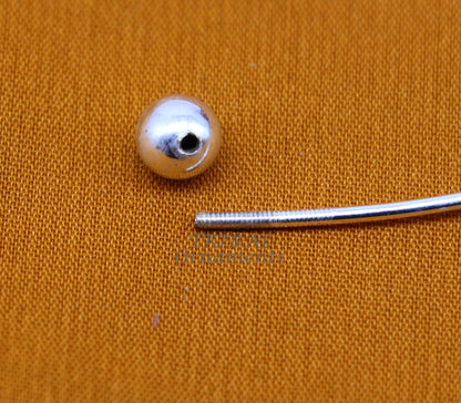 Sterling silver 1mm round plain neckband from Tribal Ornaments, handmade ethnic choker suitable for all pendant styles.