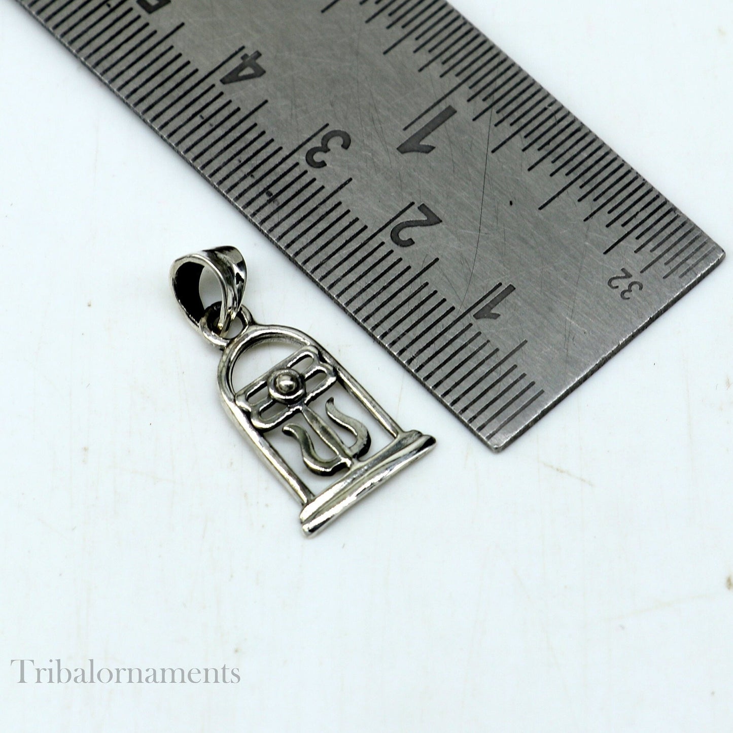 925 sterling silver Divine holy Hindu idol Lord Shiva lingam pendant, excellent gifting unisex locket pendant customized jewelry ssp856 - TRIBAL ORNAMENTS