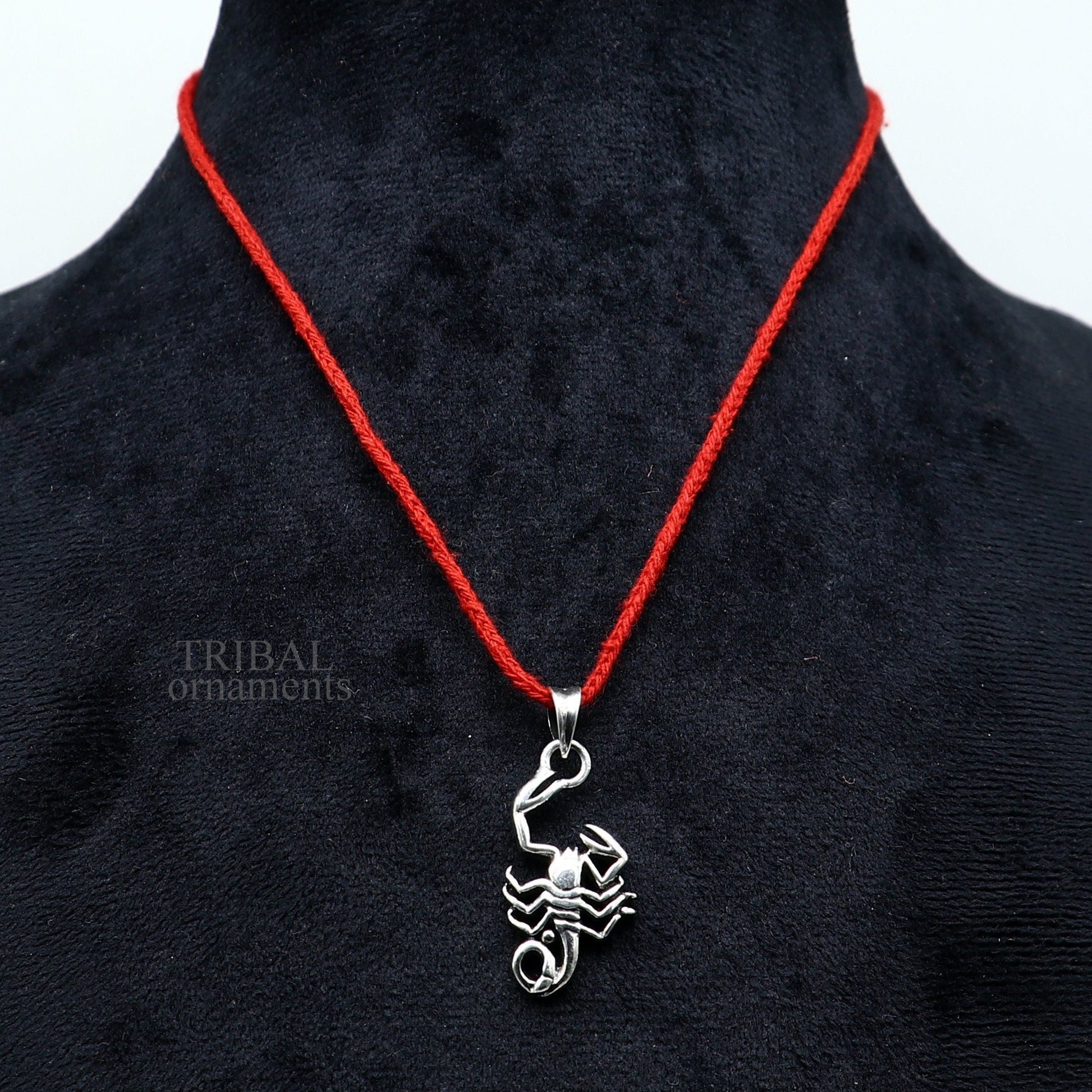 925 sterling silver elegant stylish vintage Scorpio design pendant, amazing fancy stylish pendant for boy's and girl's  ssp1616 - TRIBAL ORNAMENTS