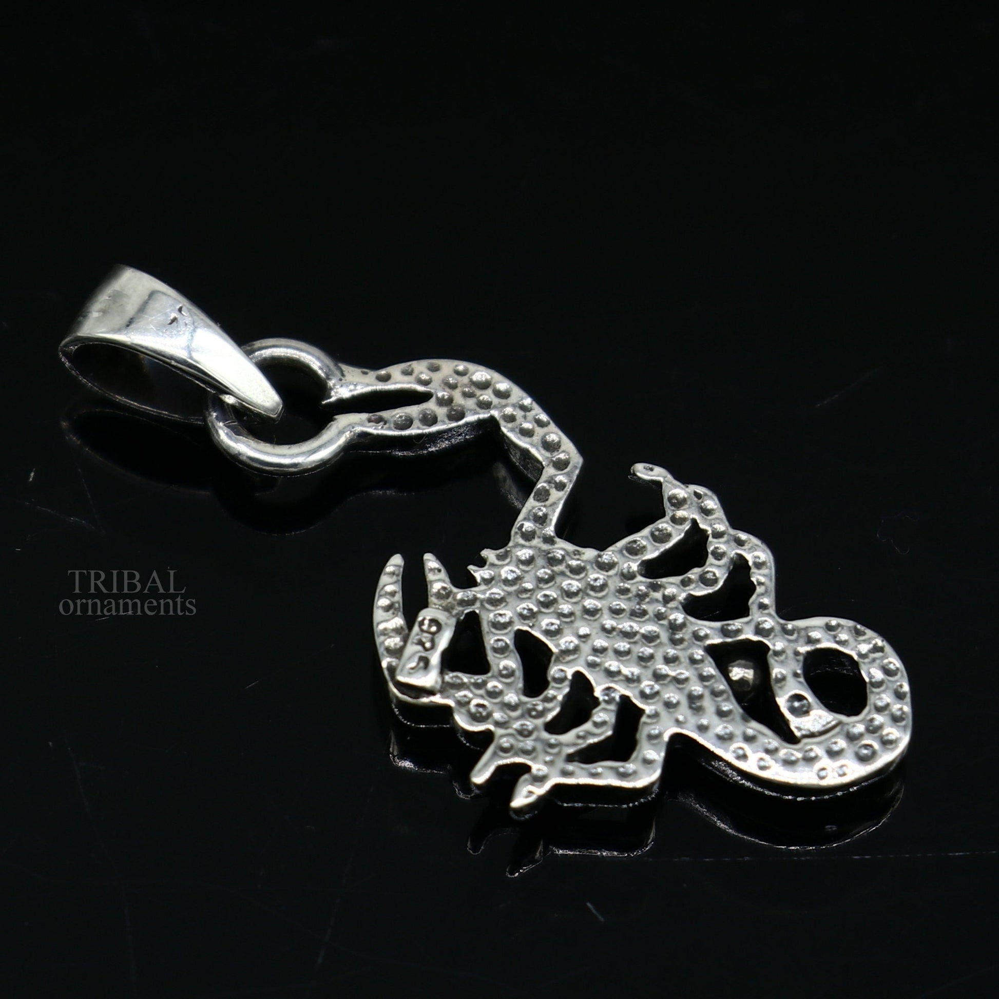 925 sterling silver elegant stylish vintage Scorpio design pendant, amazing fancy stylish pendant for boy's and girl's  ssp1616 - TRIBAL ORNAMENTS