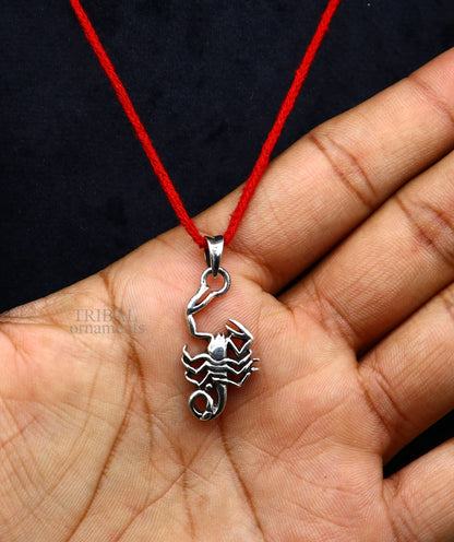 925 sterling silver elegant stylish vintage Scorpio design pendant, amazing fancy stylish pendant for boy's and girl's  ssp1616 - TRIBAL ORNAMENTS