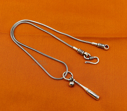 925 sterling silver handmade amazing small baseball bat and ball design pendant, amazing stylish unisex pendant tribal jewelry ssp1579 - TRIBAL ORNAMENTS