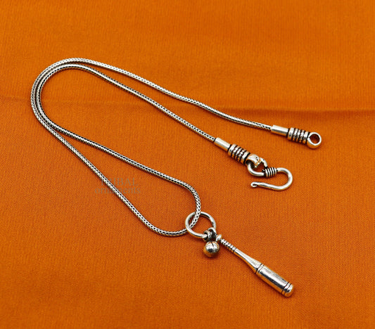 925 sterling silver handmade amazing small baseball bat and ball design pendant, amazing stylish unisex pendant tribal jewelry ssp1579 - TRIBAL ORNAMENTS