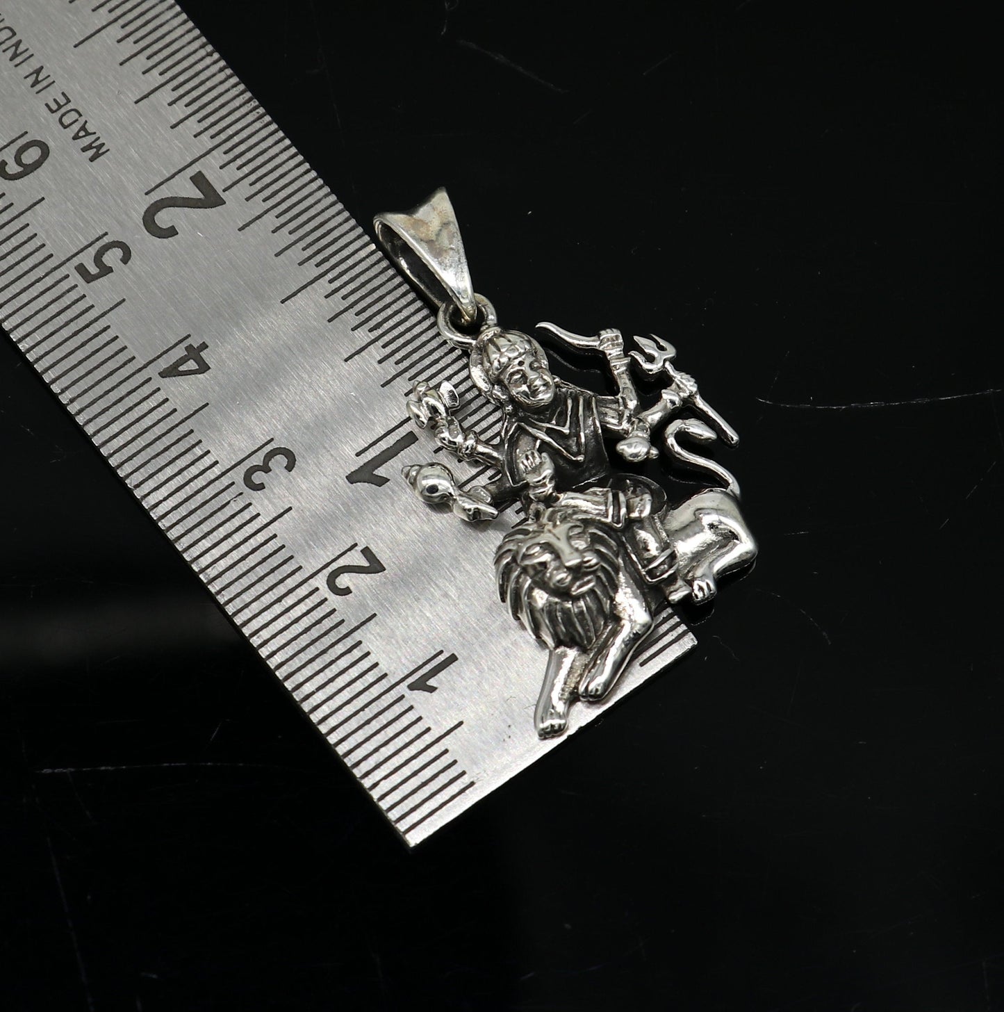 925 sterling silver handmade Goddess bhawani/ Durga maa pendant, amazing unisex pendant locket personalized jewelry tribal jewelry ssp496 - TRIBAL ORNAMENTS