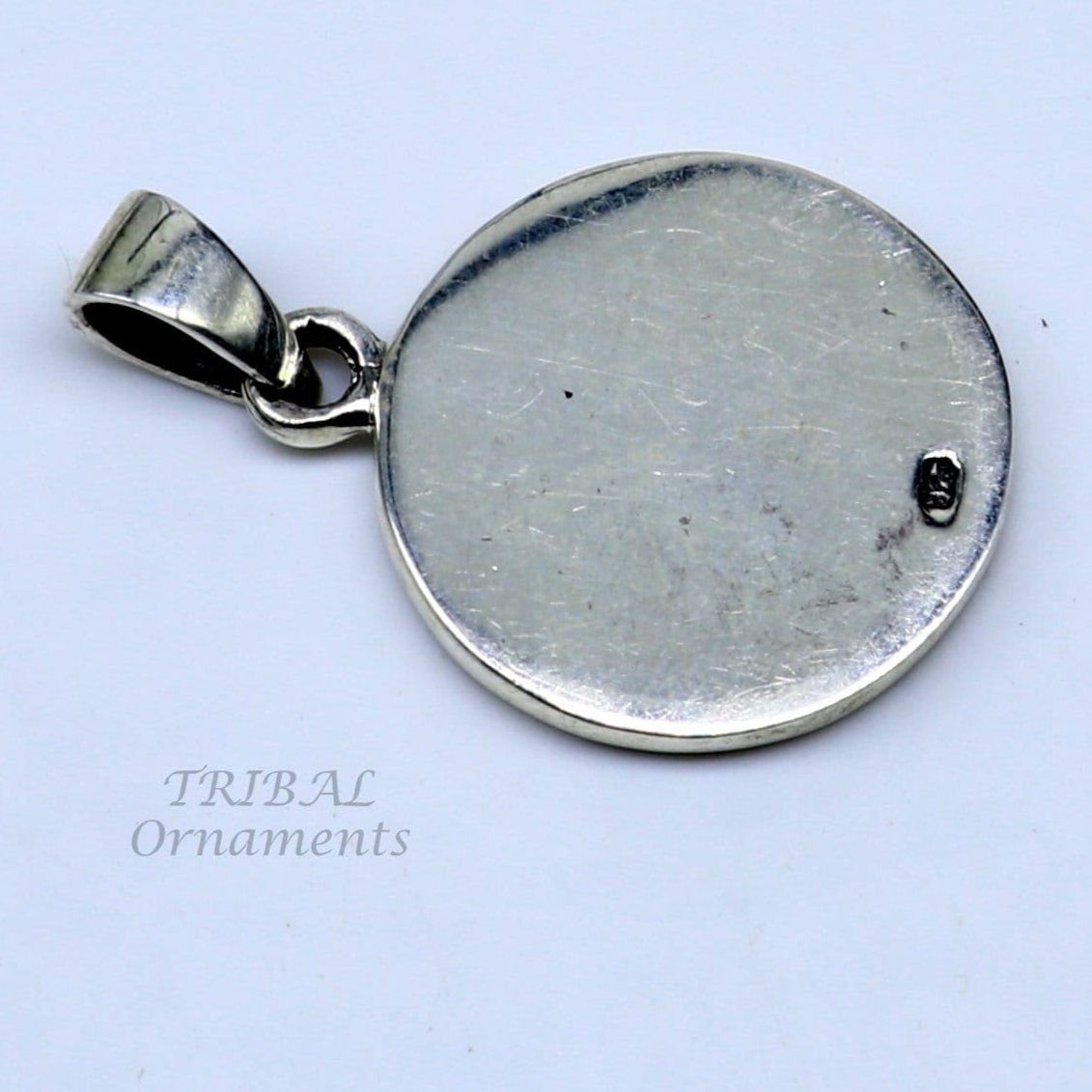 925 sterling silver unicorn horse pendant by TRIBAL ORNAMENTS featuring a detailed vintage design for customized jewelry and gifting.