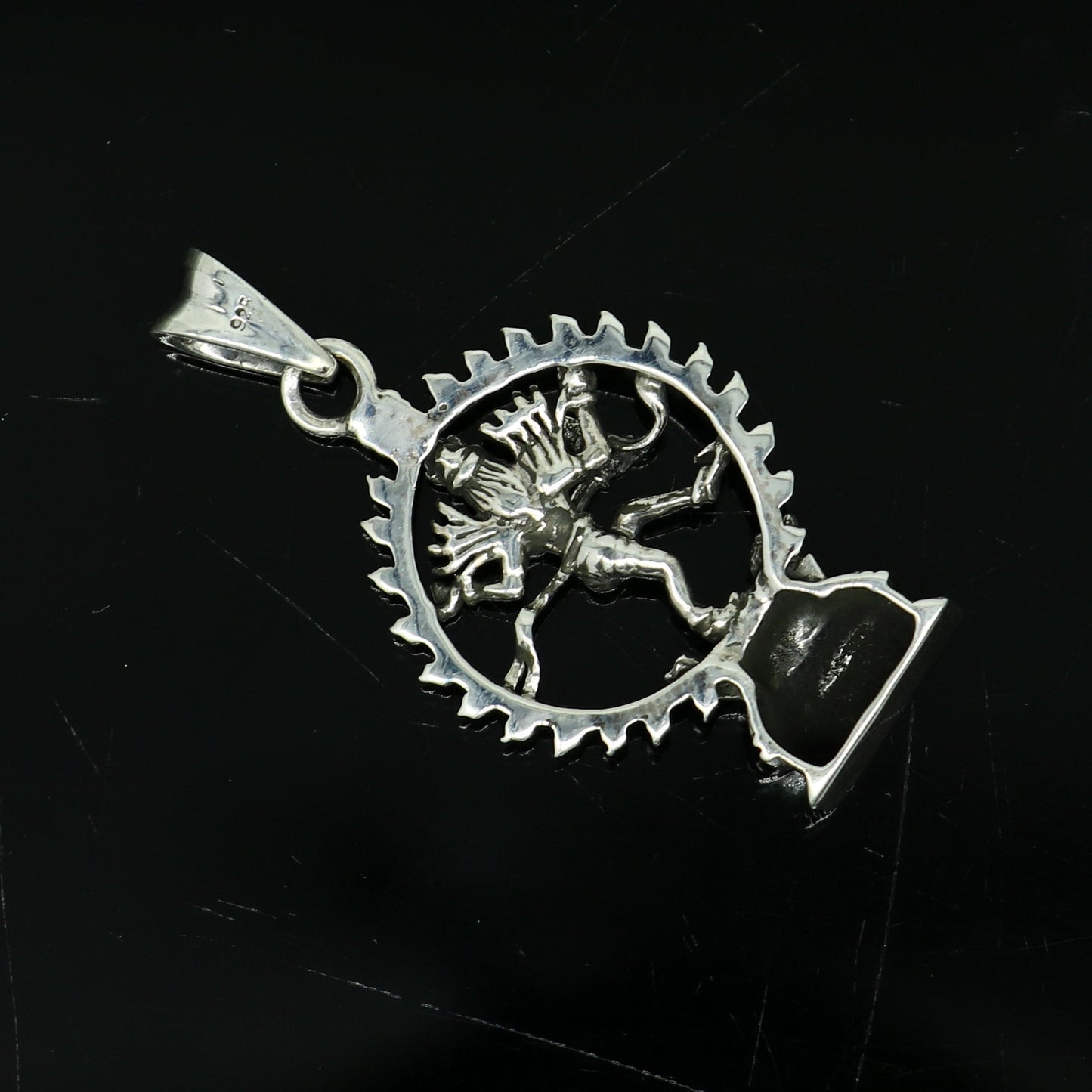 925 sterling silver handmade vintage Idol shiva Nataraaj pendant, amazing stylish unisex pendant locket personalized jewelry ssp487 - TRIBAL ORNAMENTS