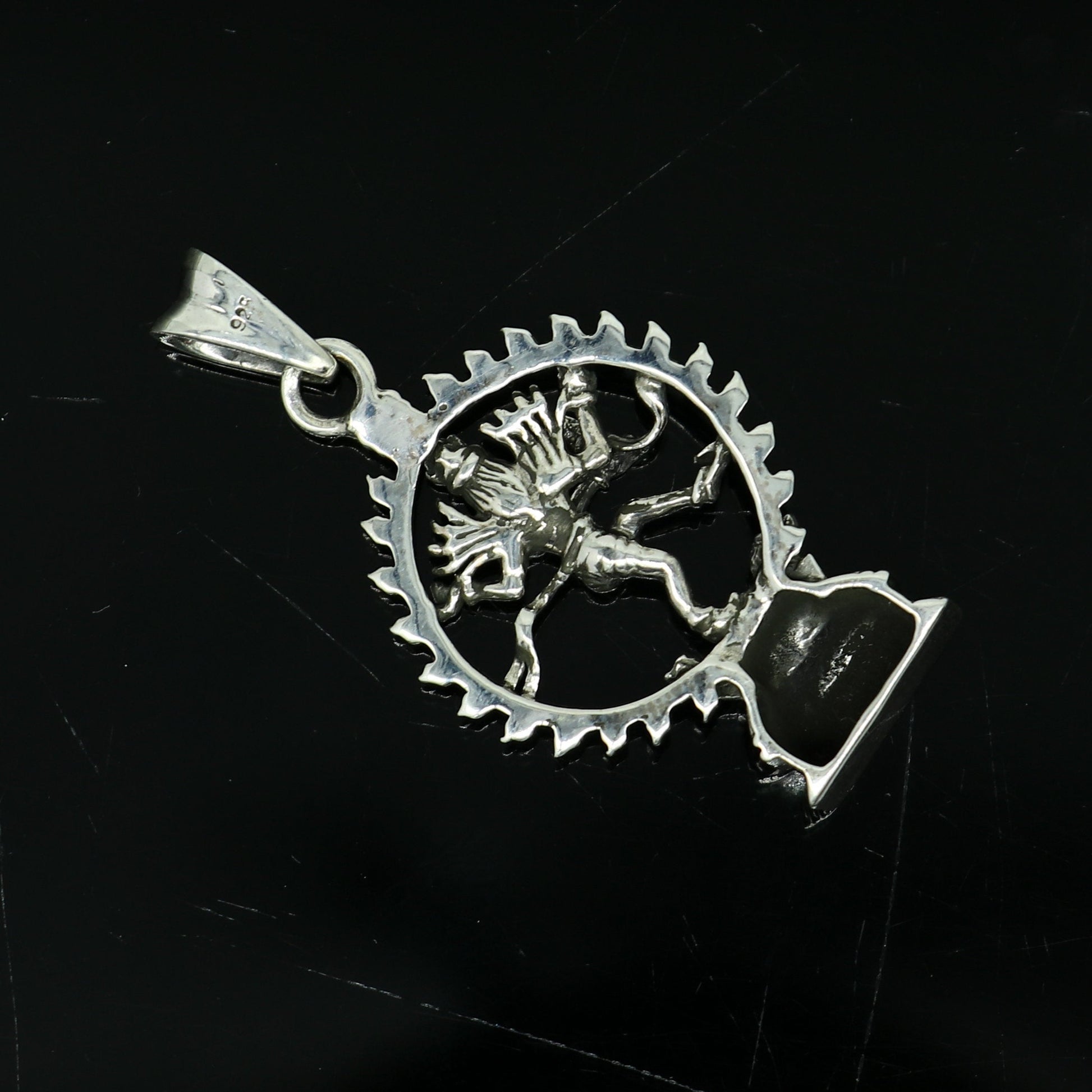 925 sterling silver handmade vintage Idol shiva Nataraaj pendant, amazing stylish unisex pendant locket personalized jewelry ssp487 - TRIBAL ORNAMENTS