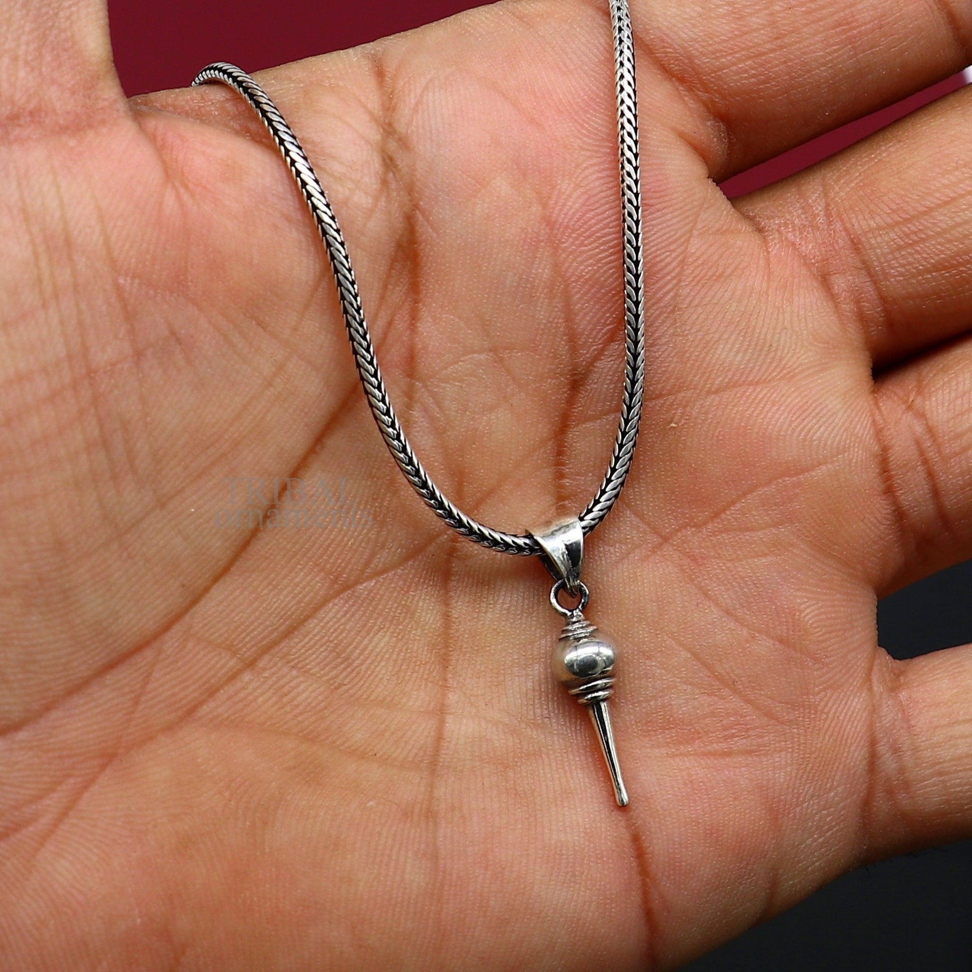 Exclusive design solid 925 sterling silver excellent unique hanuman gota design stylish unisex personalized gift pendant jewelry ssp1740 - TRIBAL ORNAMENTS