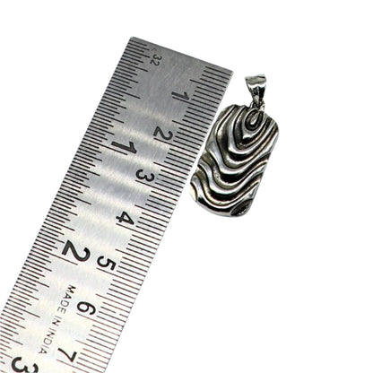 925 sterling silver tribal-inspired pendant necklace featuring a unique hop hop design, trendy silver jewelry by TRIBAL ORNAMENTS