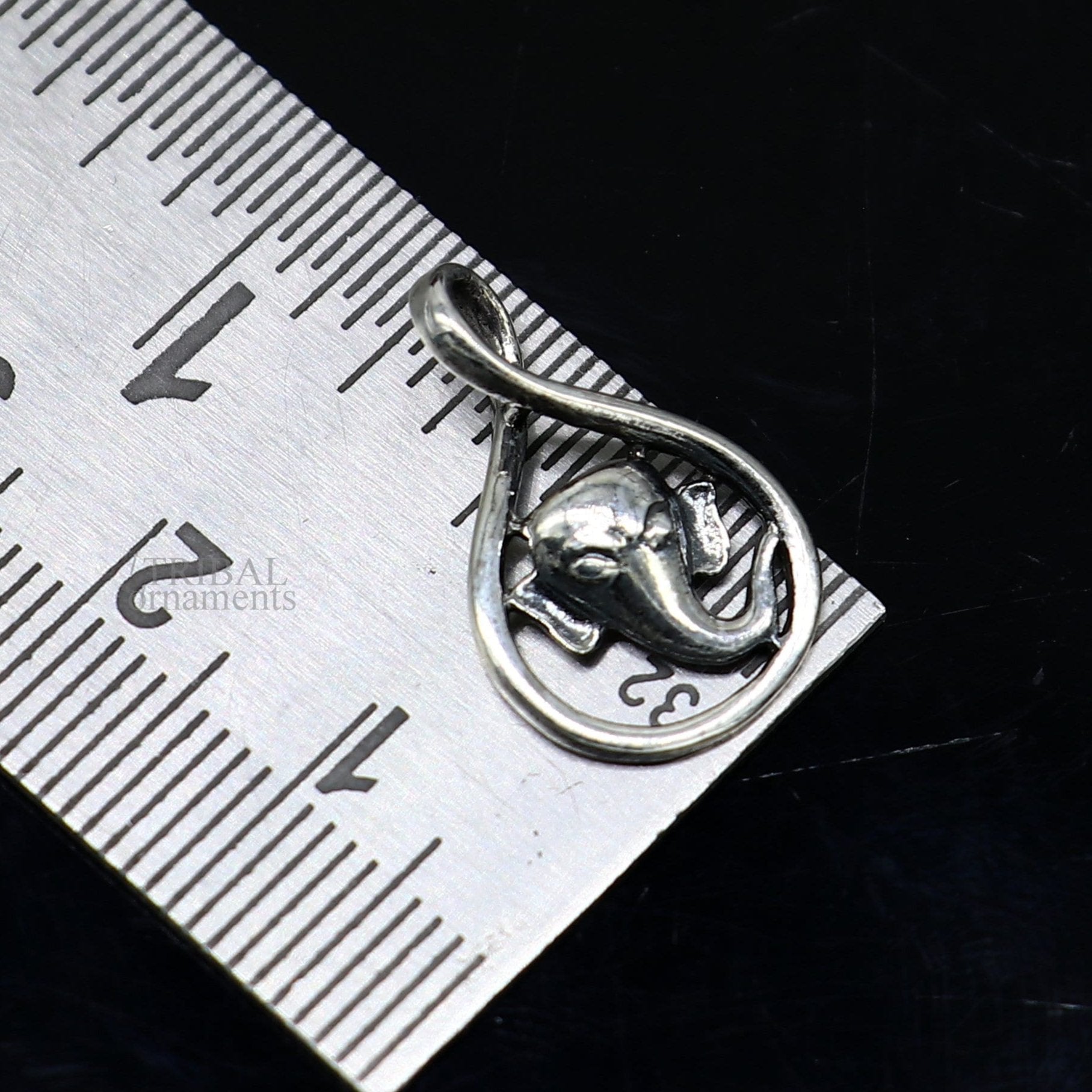 Exclusive design 925 sterling silver handmade Lord Ganesha  divine pendant, amazing stylish unisex pendant personalized jewelry ssp1684 - TRIBAL ORNAMENTS