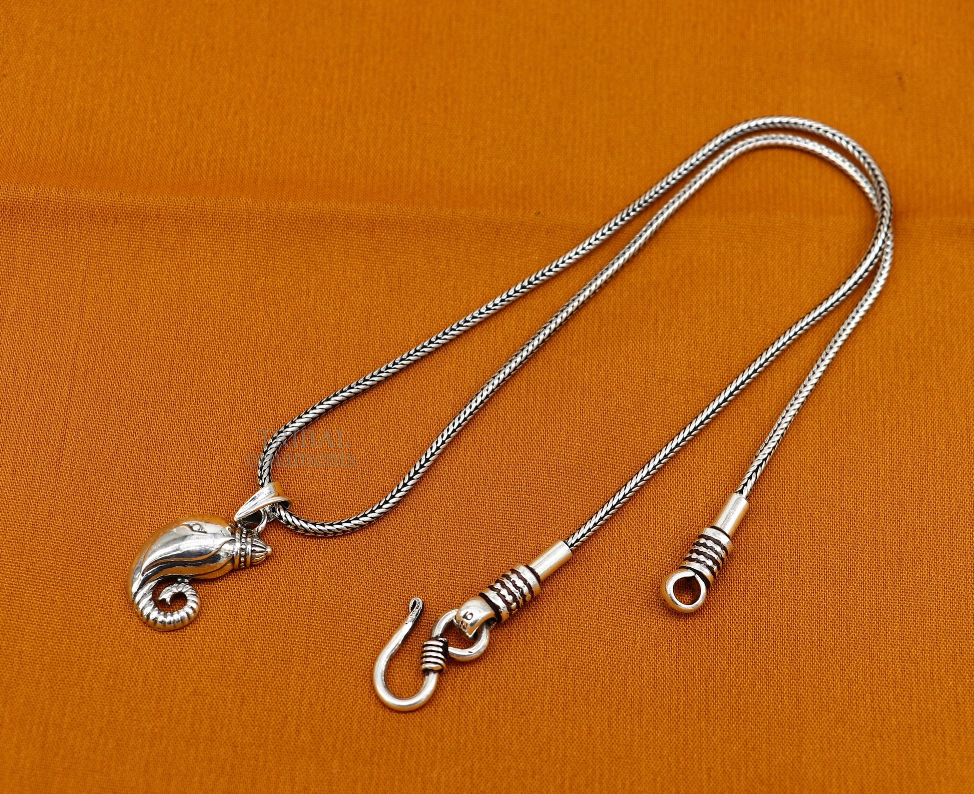 Exclusive design 925 sterling silver handmade Lord Ganesha  divine pendant, amazing stylish unisex pendant personalized jewelry ssp1715 - TRIBAL ORNAMENTS