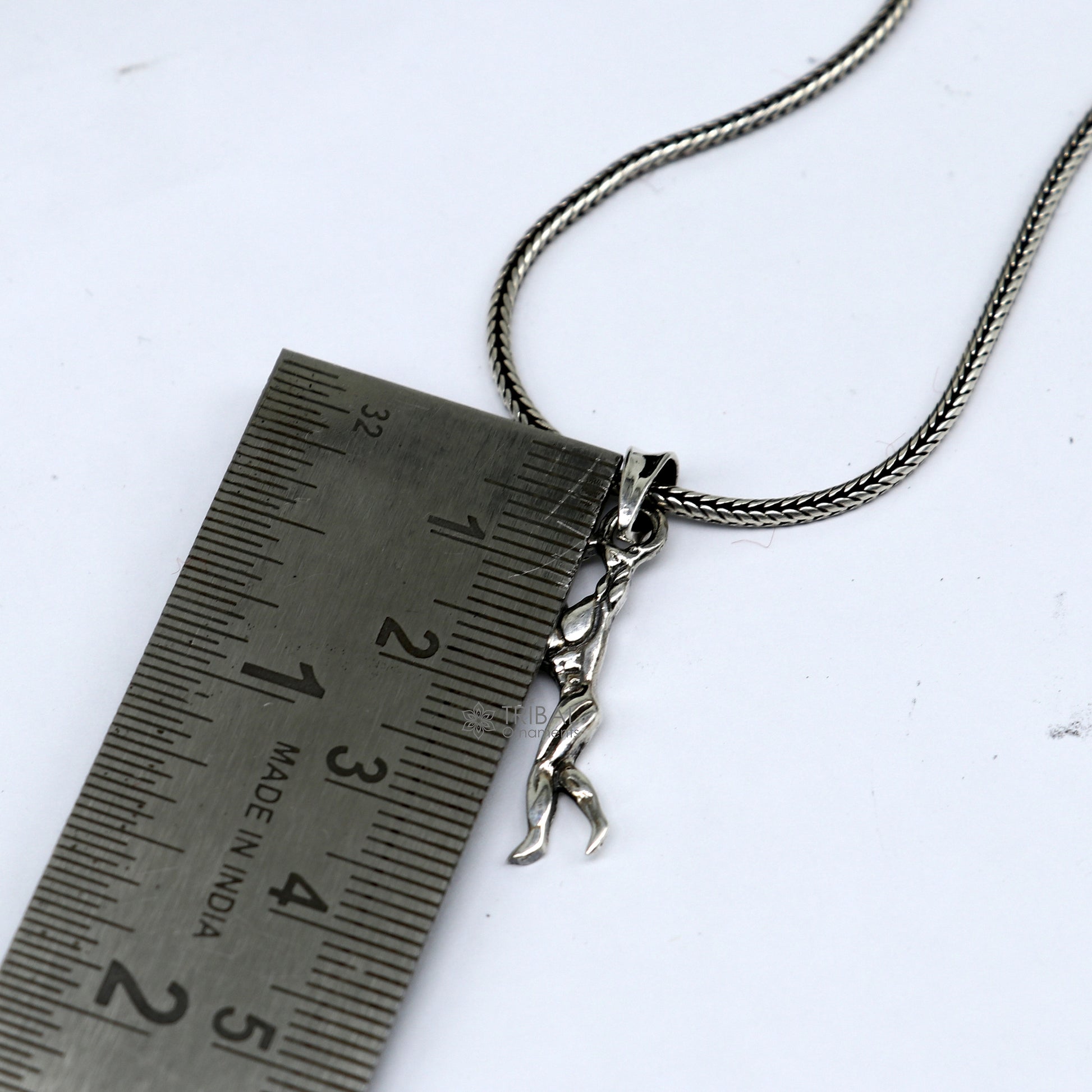 925 sterling silver unisex body builder pendant from Tribal Ornaments, featuring an exclusive, unique design for stylish gifting.