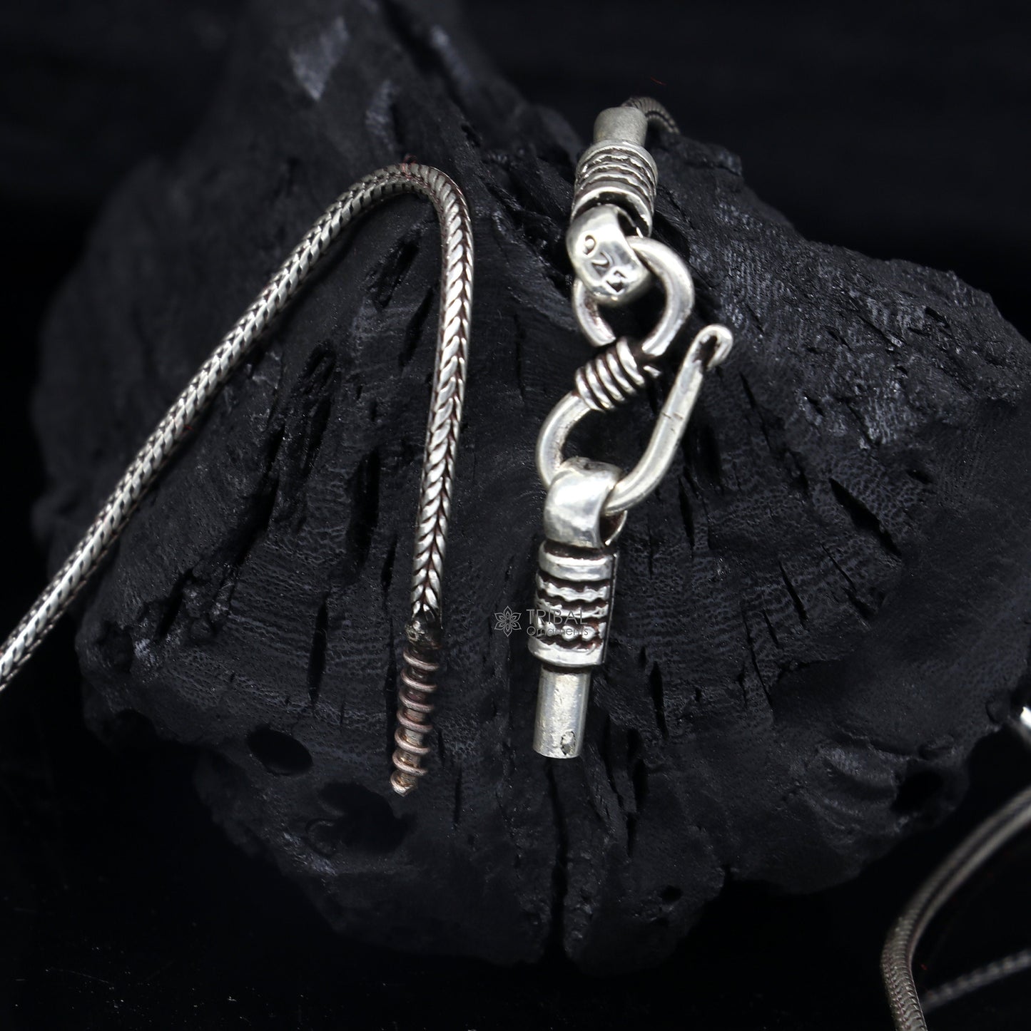 Unisex 925 sterling silver body builder pendant with intricate tribal design, perfect for jewelry gifting by Tribal Ornaments.