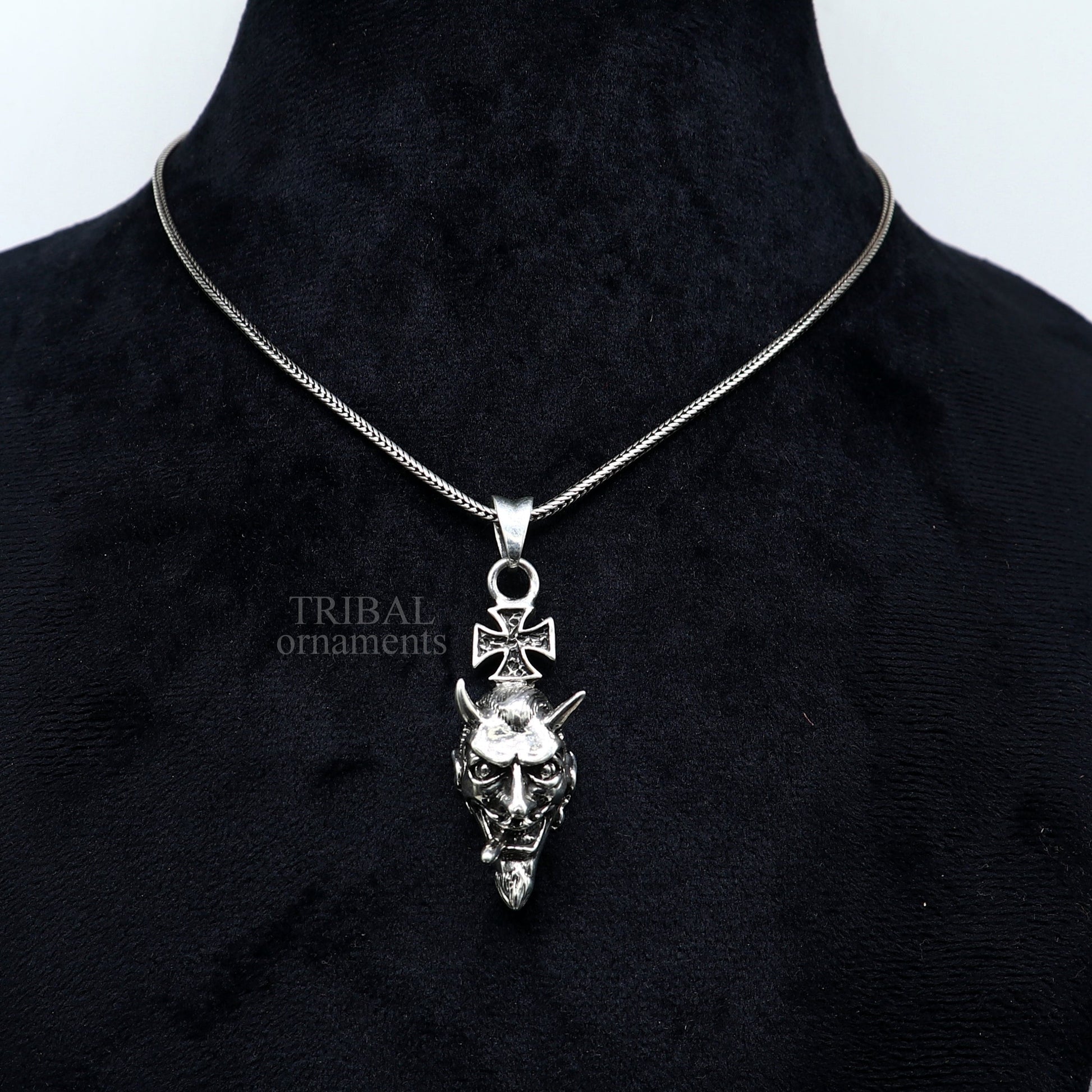 Exclusive stylish 925 sterling silver handmade cartoon character design pendant pendant, best unisex gifting hip-hop jewelry ssp1548 - TRIBAL ORNAMENTS