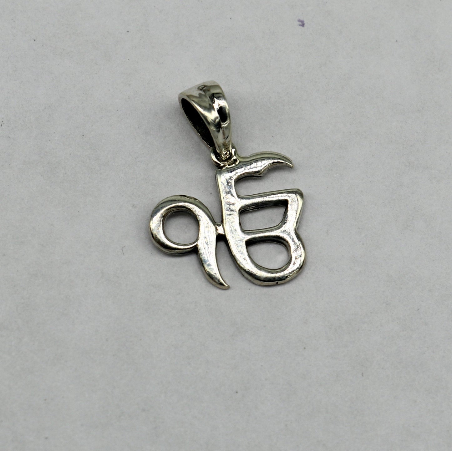 Handmade solid 925 sterling silver Ek Onkar sikh pendant, excellent unique design stylish unisex personalized gift pendant jewelry ssp483 - TRIBAL ORNAMENTS