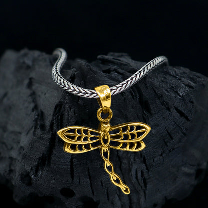 Sterling silver butterfly pendant from TRIBAL ORNAMENTS, unisex jewelry piece with detailed butterfly design for necklaces or lockets.