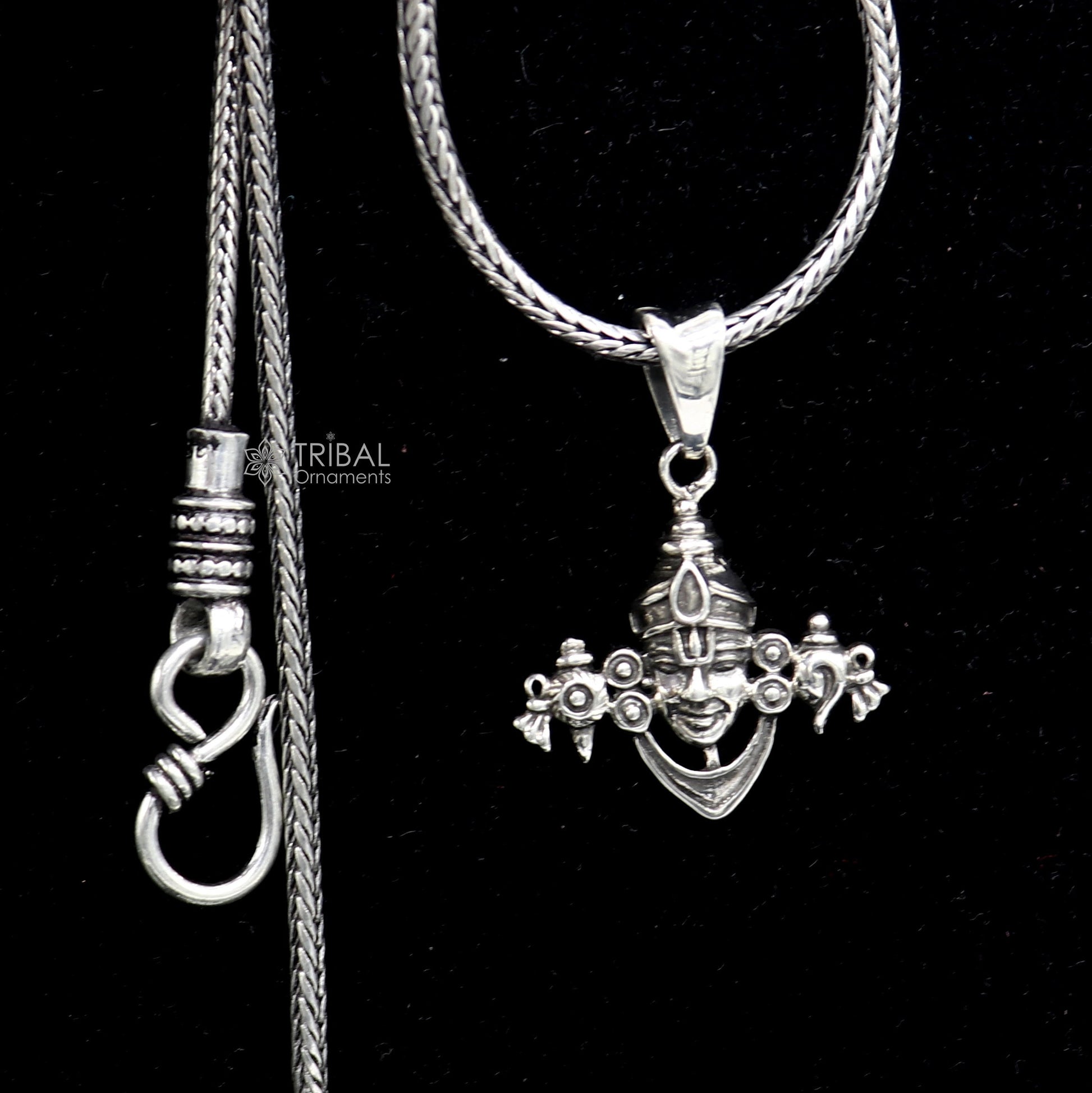 925 sterling silver handmade Hindu idol God  Lord hanuman pendant, amazing divine lord bajarangbali pendant unisex gifting jewelry NSP689 - TRIBAL ORNAMENTS