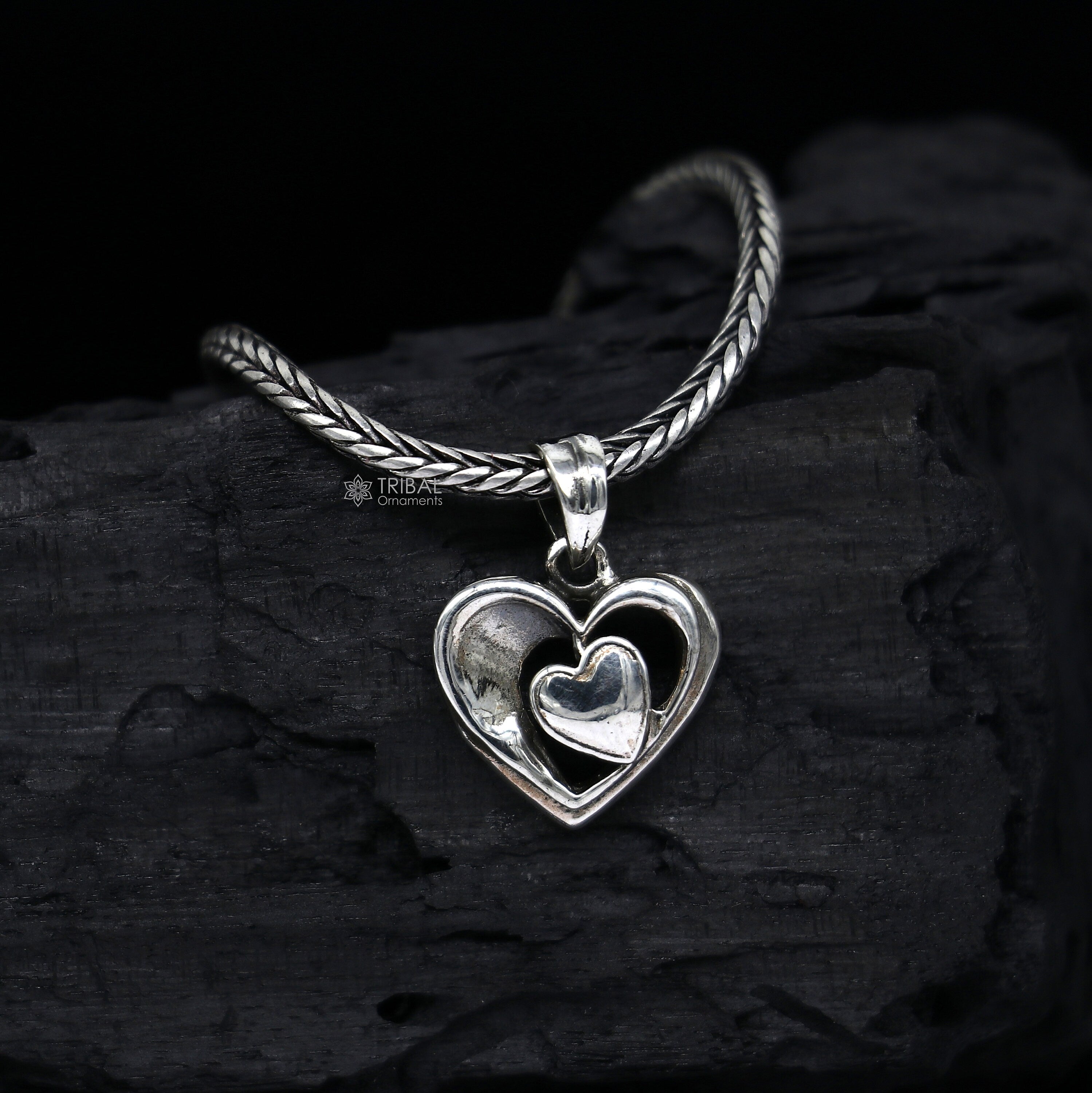 925 sterling silver heart pendant best gifting for unisex jewelry
