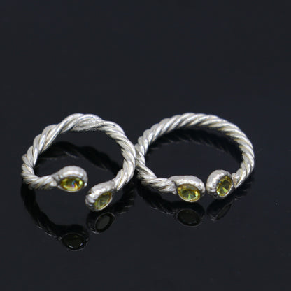 925 sterling silver Lord Krishna Laddu Gopala ankle kada or wrist kada combo jewelry nsfk110 - TRIBAL ORNAMENTS