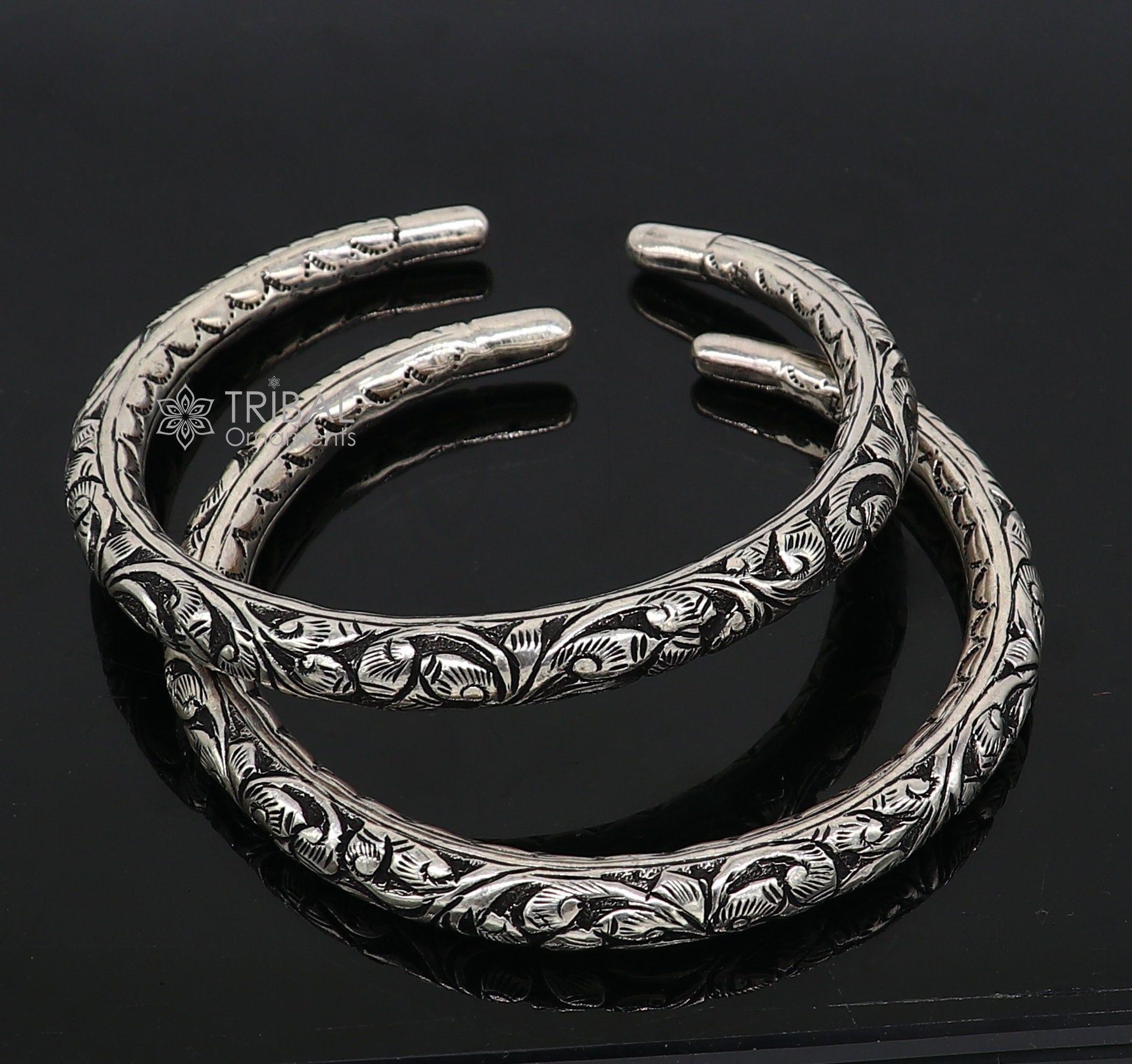 Exclusive trendy stylish 925 sterling silver Vintage design handmade gorgeous foot kada ankle bracelet tribal ethnic silver jewelry nsfk100 - TRIBAL ORNAMENTS