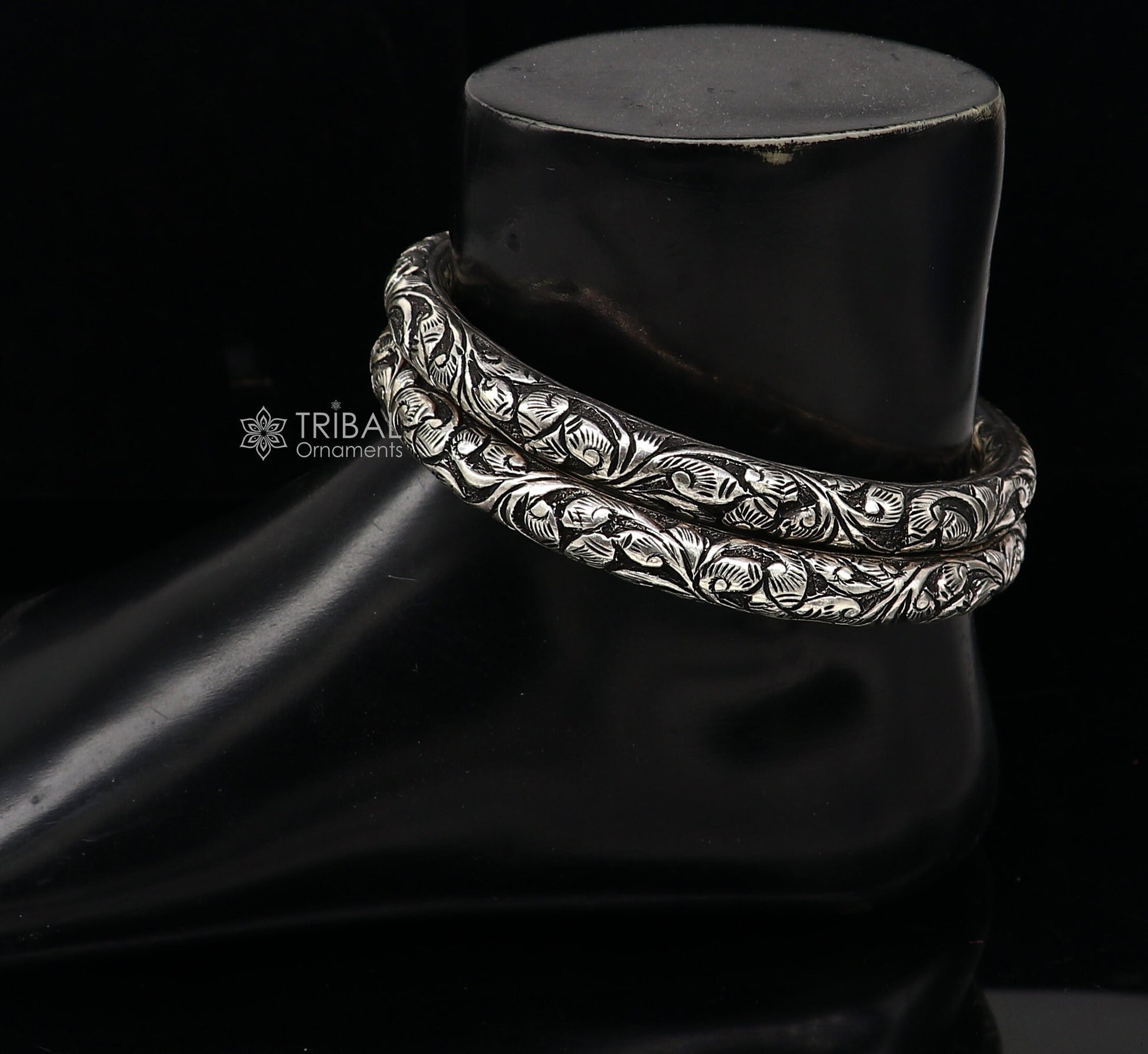 Exclusive trendy stylish 925 sterling silver Vintage design handmade gorgeous foot kada ankle bracelet tribal ethnic silver jewelry nsfk100 - TRIBAL ORNAMENTS