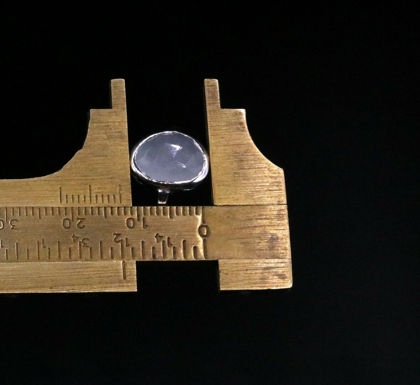 925 SOLID SILVER AQUA QUARTZ STONE AWESOME RING BAND FOR GIRLS DAILY USE sr192 - TRIBAL ORNAMENTS