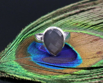Sterling silver traditional design ring by Tribal Ornaments, ideal for daily wear or gifting, featuring intricate craftsmanship.
