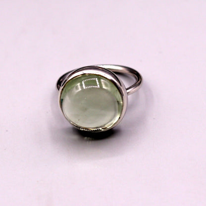 Unisex stone ring by Tribal Ornaments featuring a sleek band design, ideal for engagement or anniversary gifting.